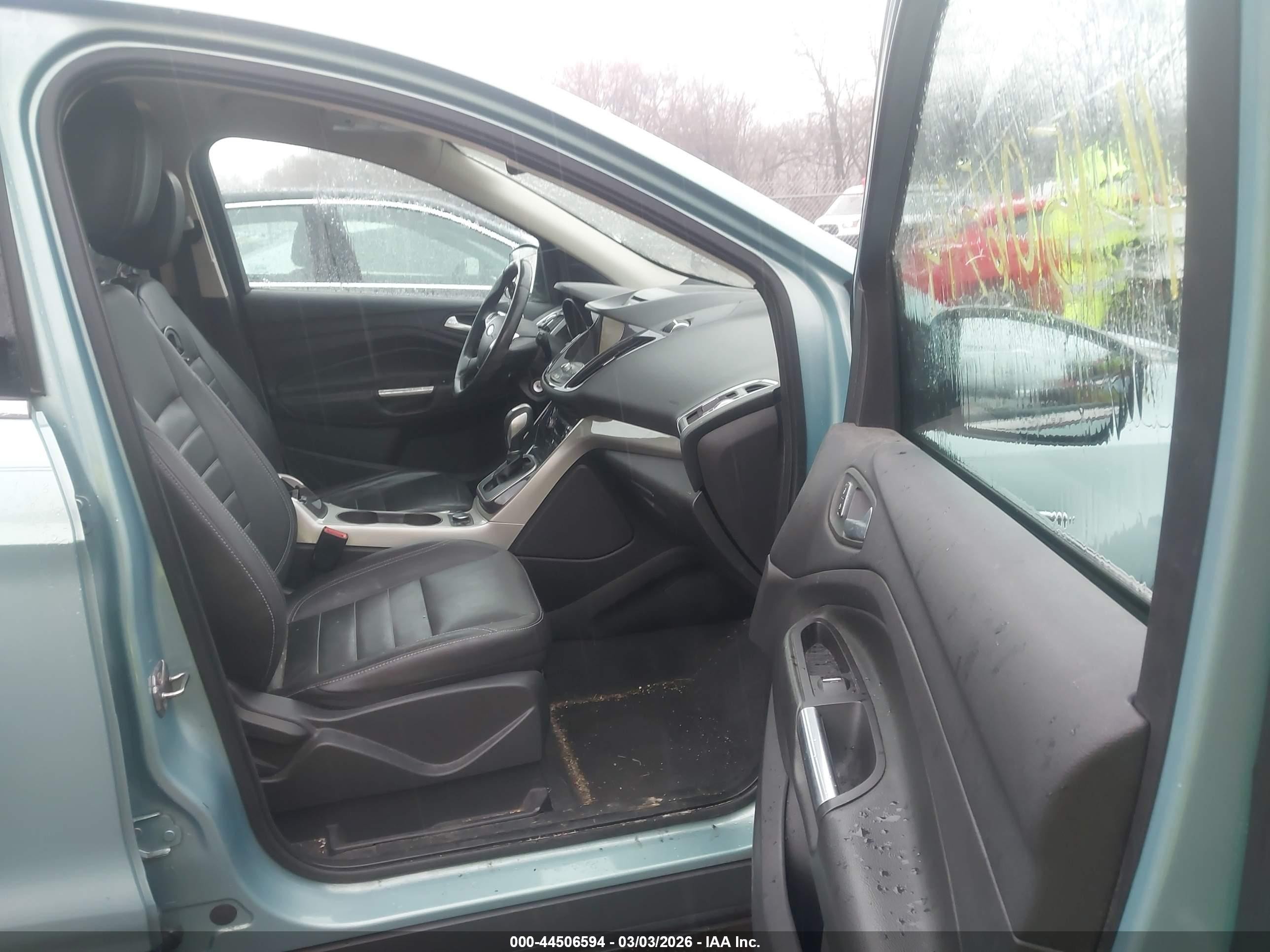 2013 Ford Escape Sel Light Blue vin: 1FMCU0H91DUC42567