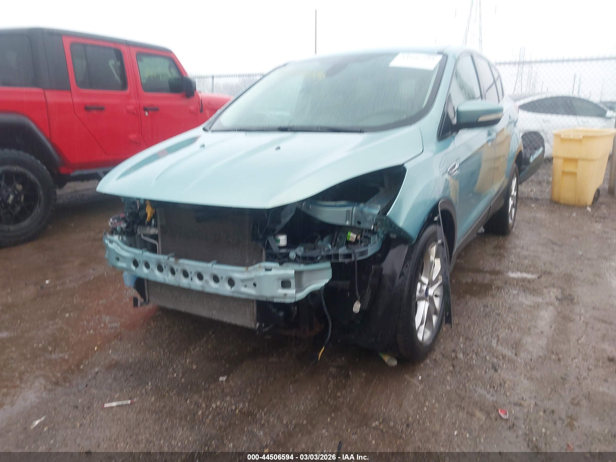 2013 Ford Escape Sel Light Blue vin: 1FMCU0H91DUC42567