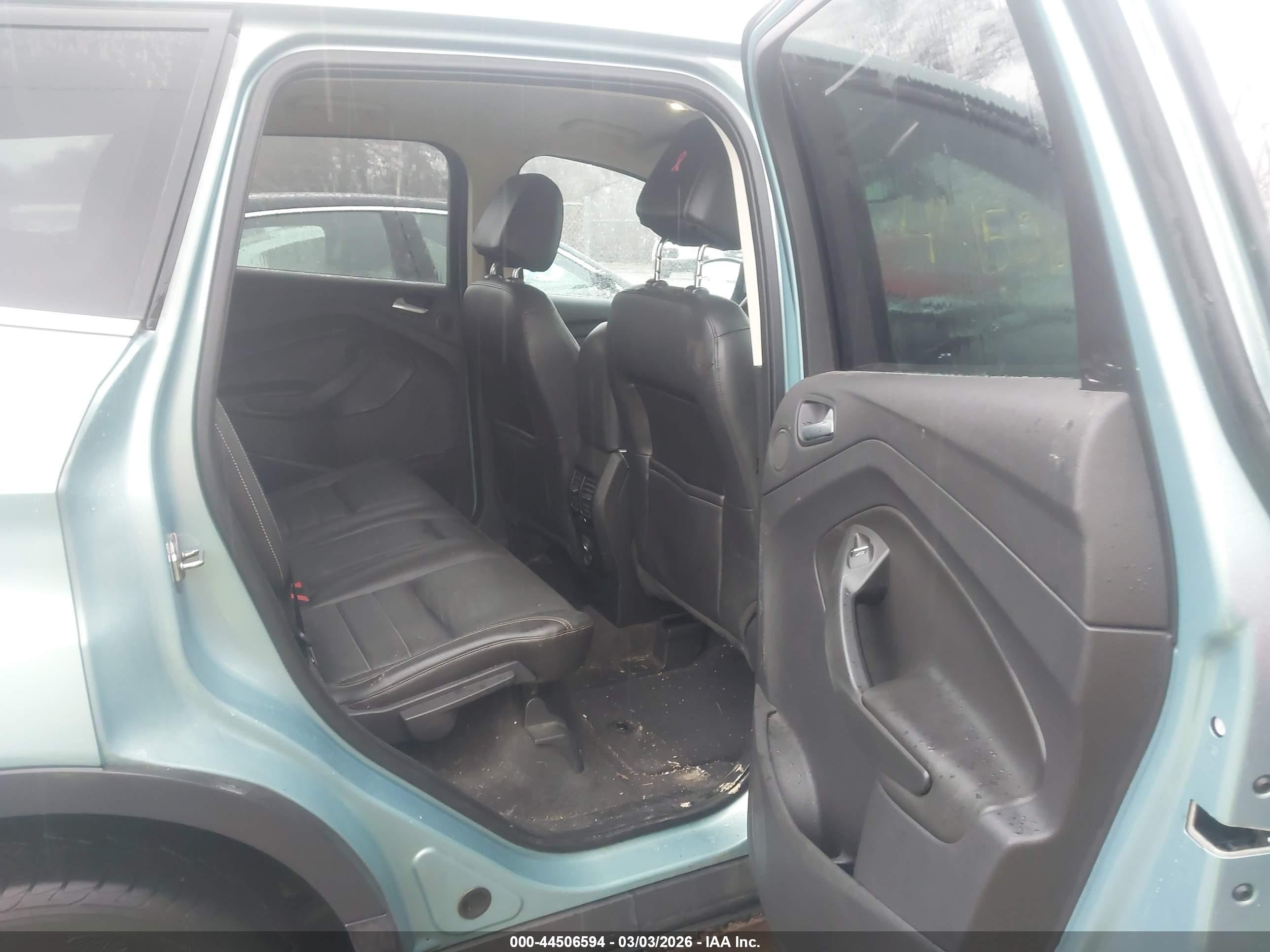 2013 Ford Escape Sel Light Blue vin: 1FMCU0H91DUC42567
