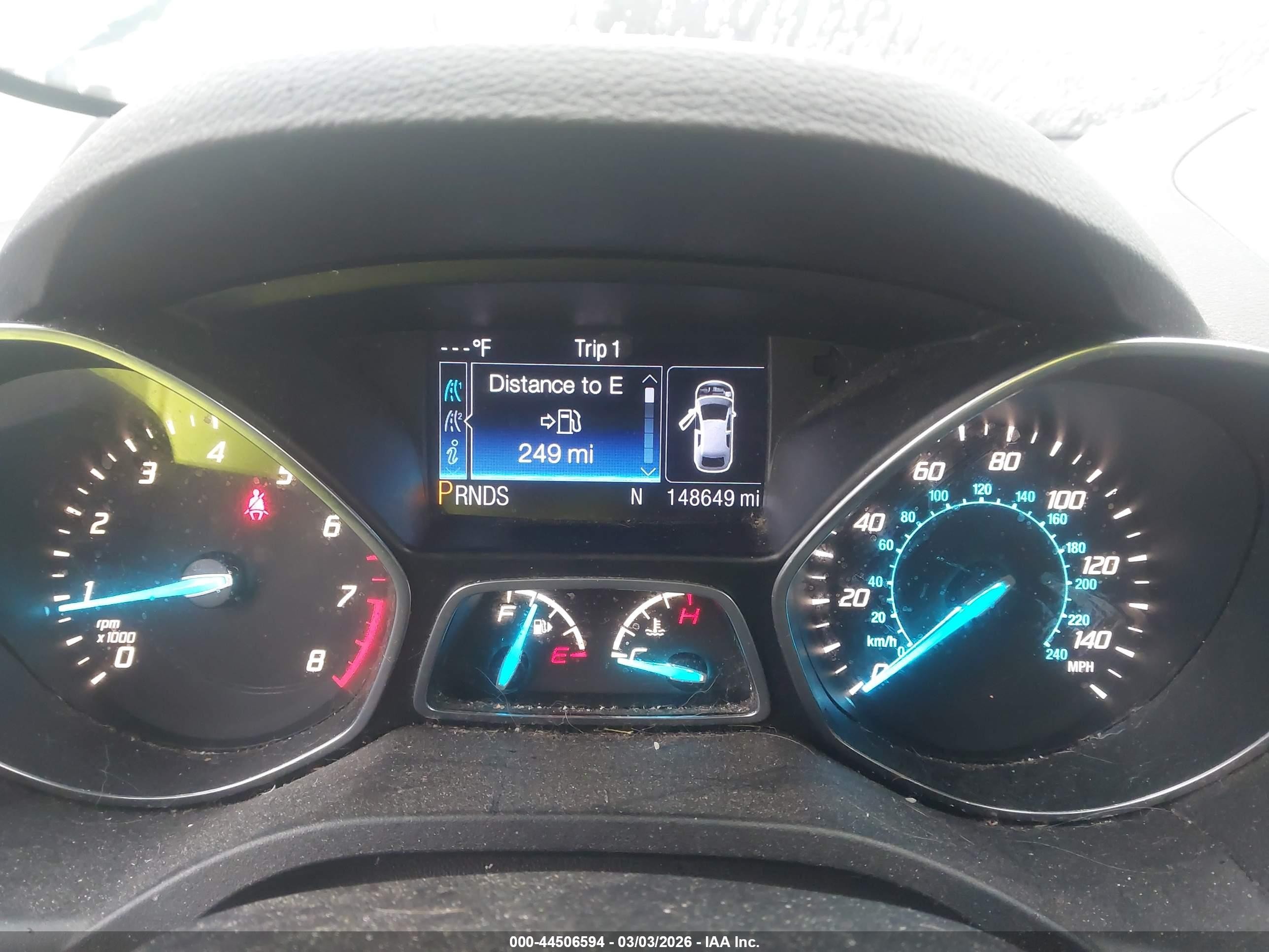 2013 Ford Escape Sel Light Blue vin: 1FMCU0H91DUC42567