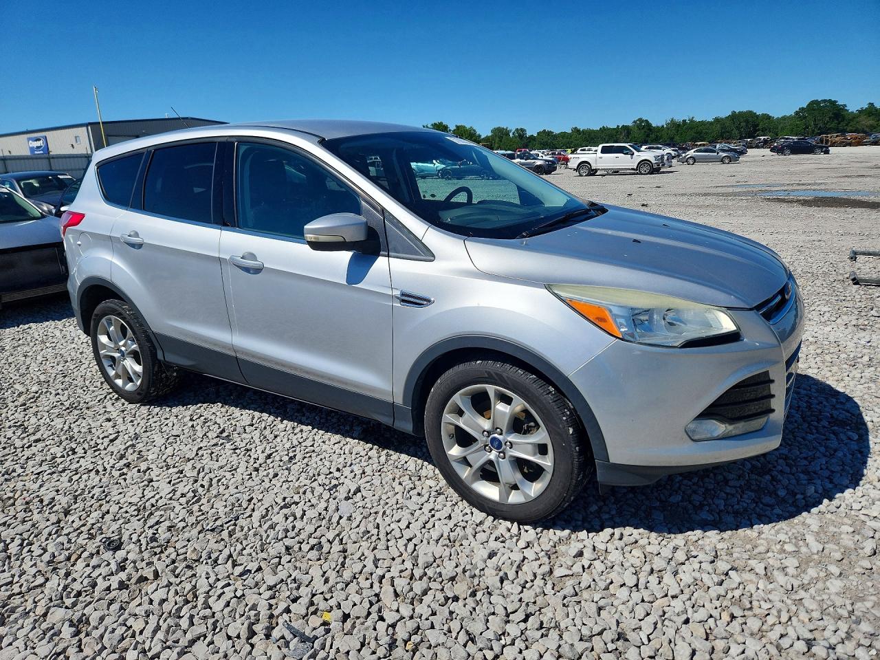 2013 Ford Escape Silver vin: 1FMCU0H91DUC47915