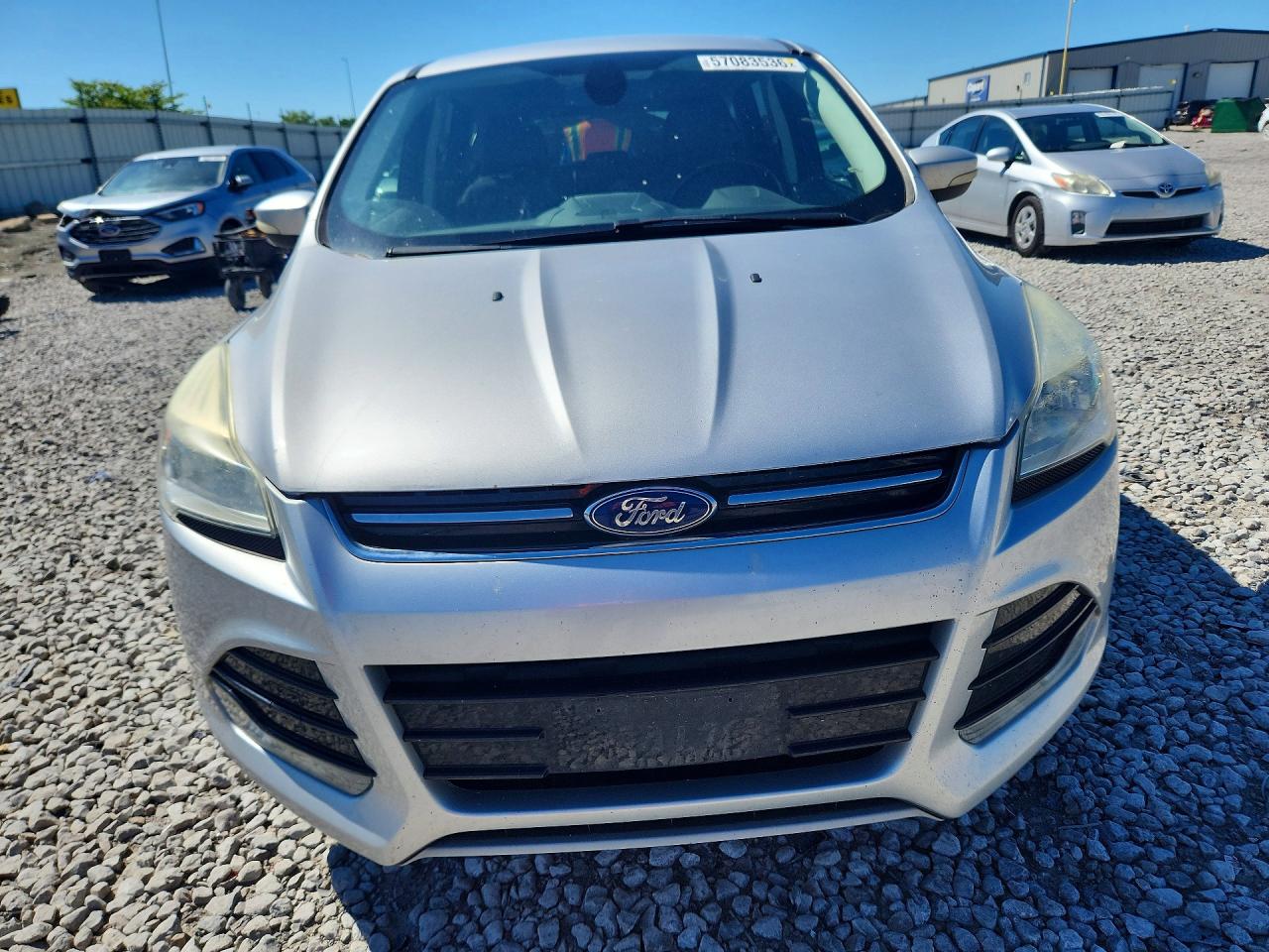 2013 Ford Escape Silver vin: 1FMCU0H91DUC47915