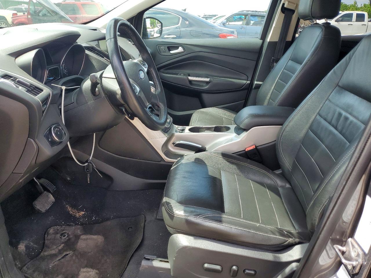 2013 Ford Escape Sel Gray vin: 1FMCU0H91DUC56808