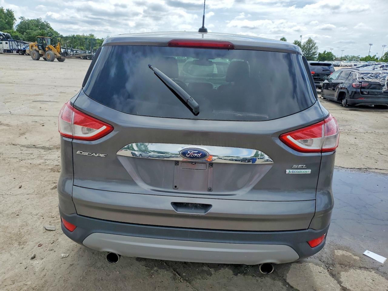 2013 Ford Escape Sel Gray vin: 1FMCU0H91DUC56808