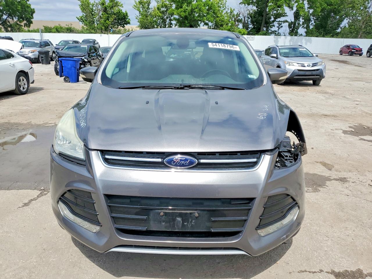 2013 Ford Escape Sel Gray vin: 1FMCU0H91DUC56808