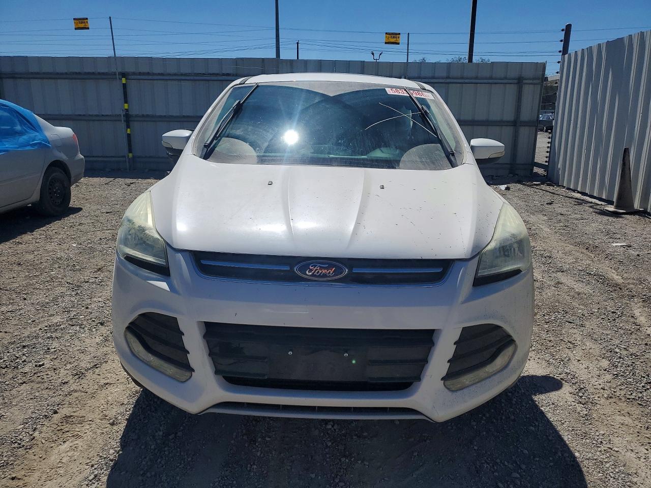 2013 Ford Escape Sel White vin: 1FMCU0H91DUC93860