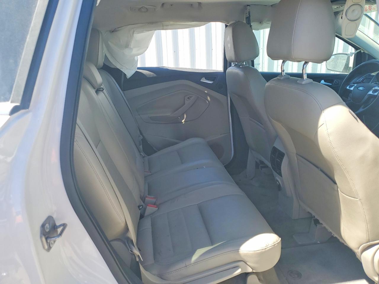 2013 Ford Escape Sel White vin: 1FMCU0H91DUC93860