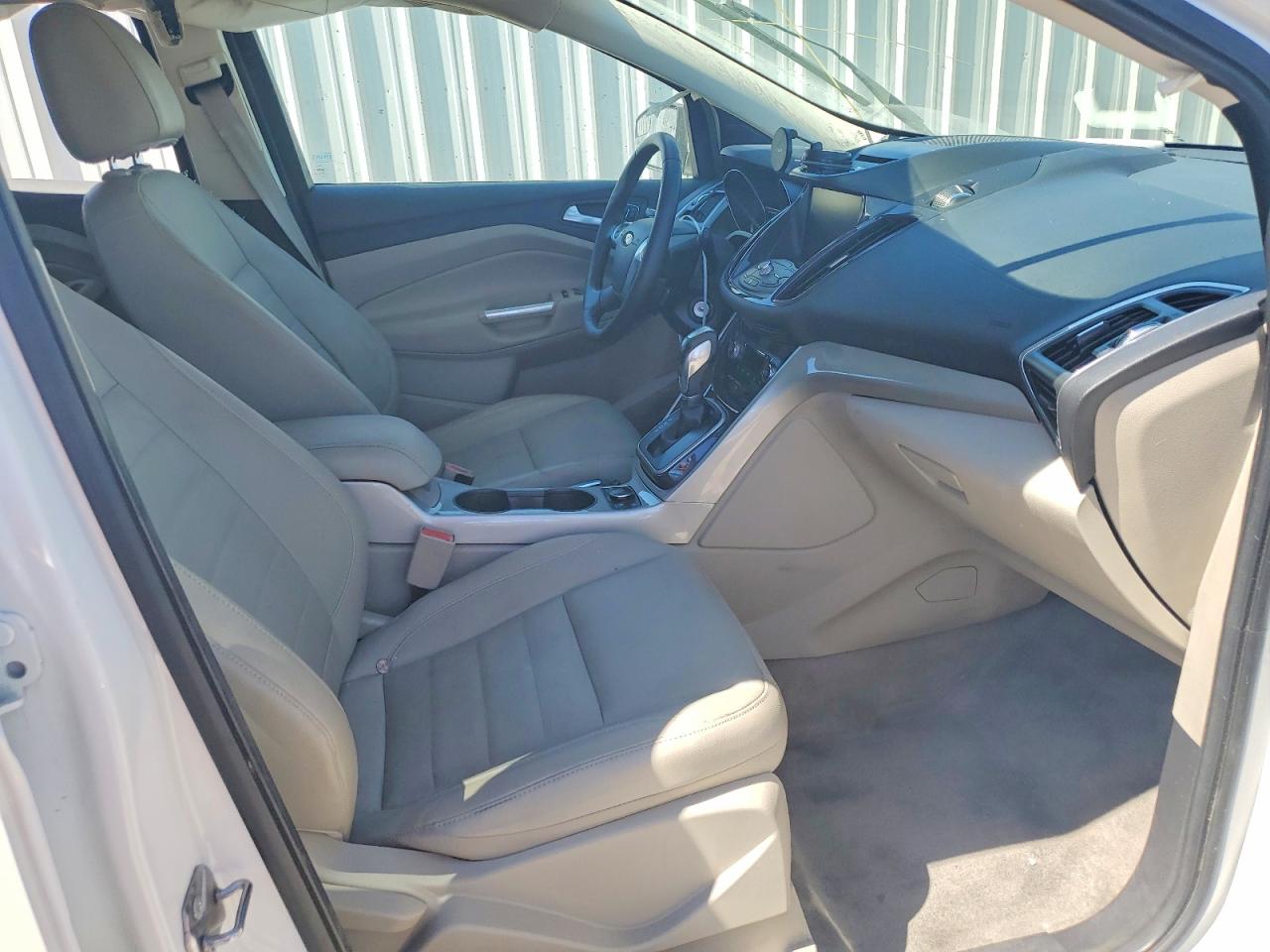 2013 Ford Escape Sel White vin: 1FMCU0H91DUC93860