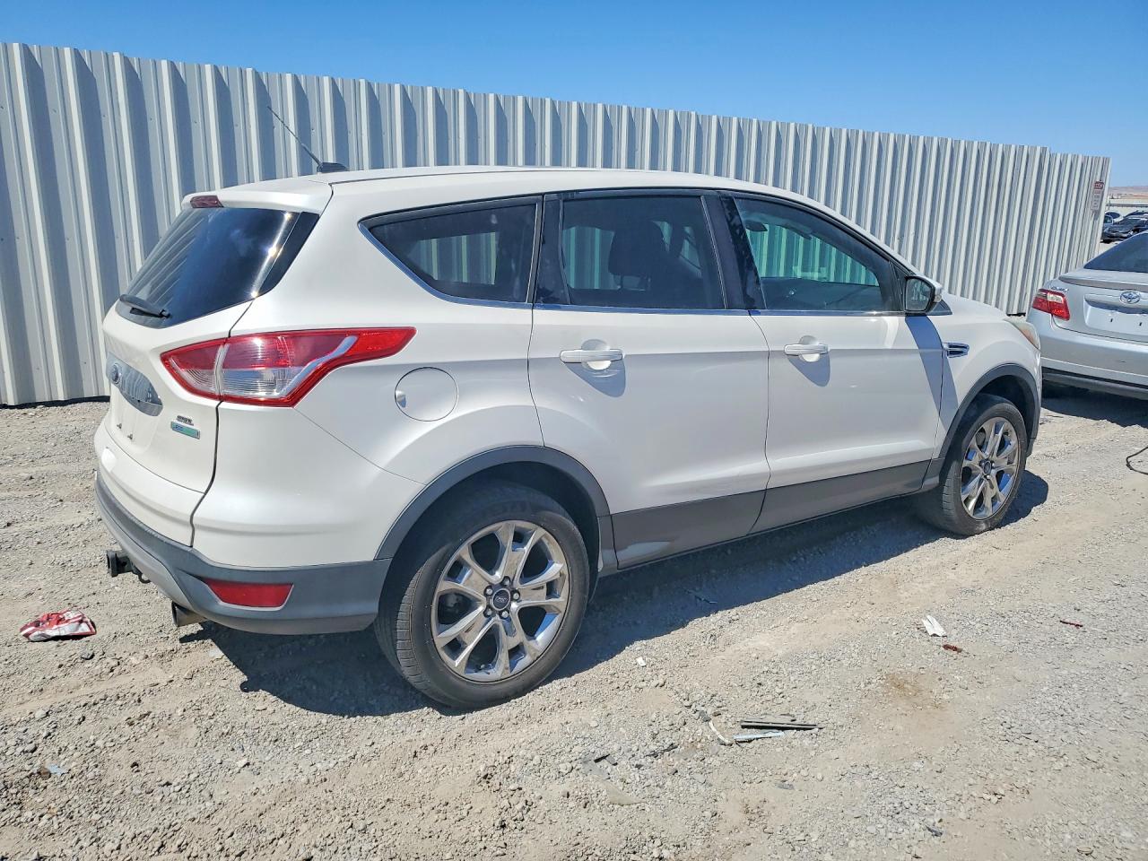 2013 Ford Escape Sel White vin: 1FMCU0H91DUC93860