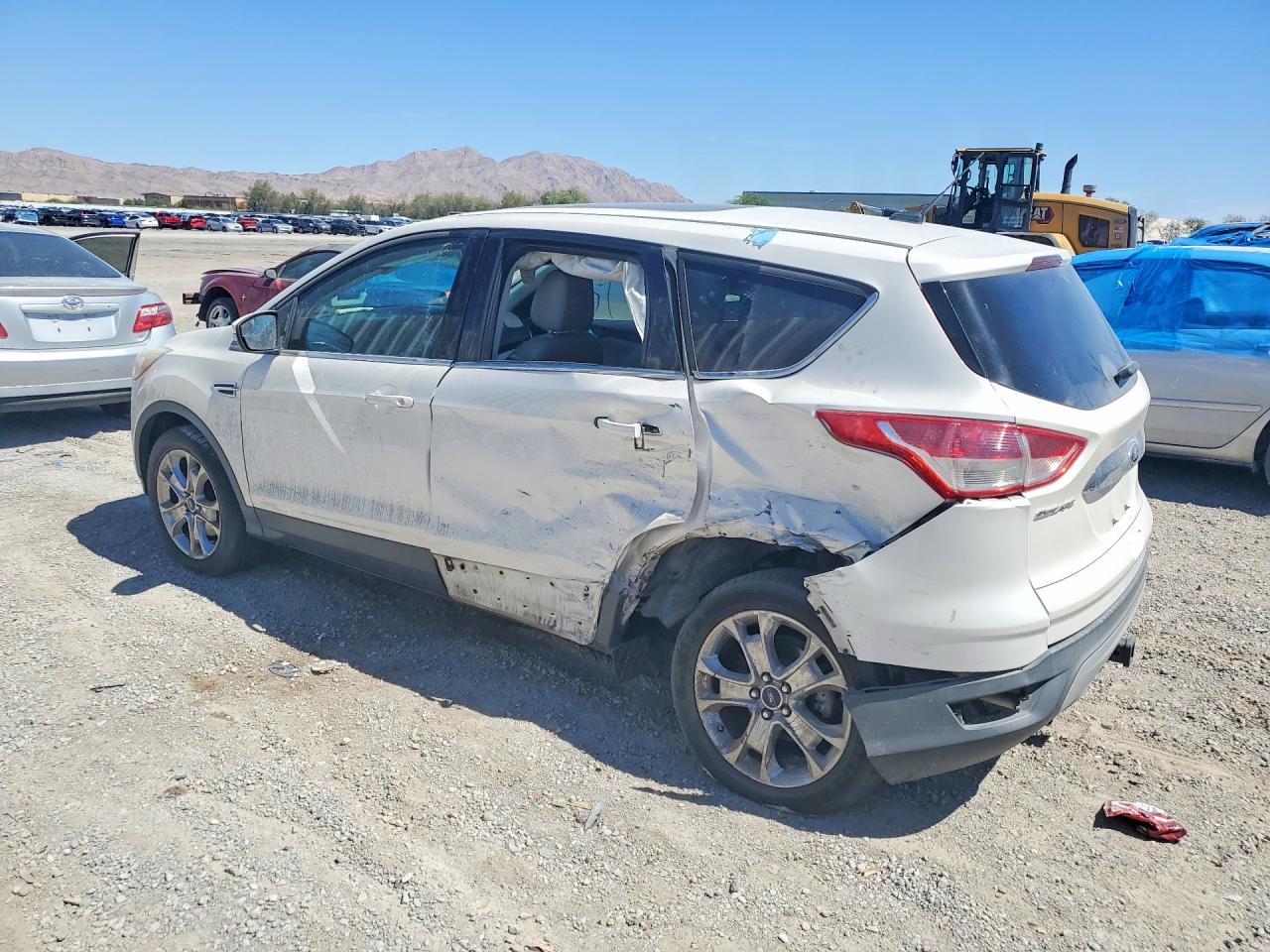 2013 Ford Escape Sel White vin: 1FMCU0H91DUC93860