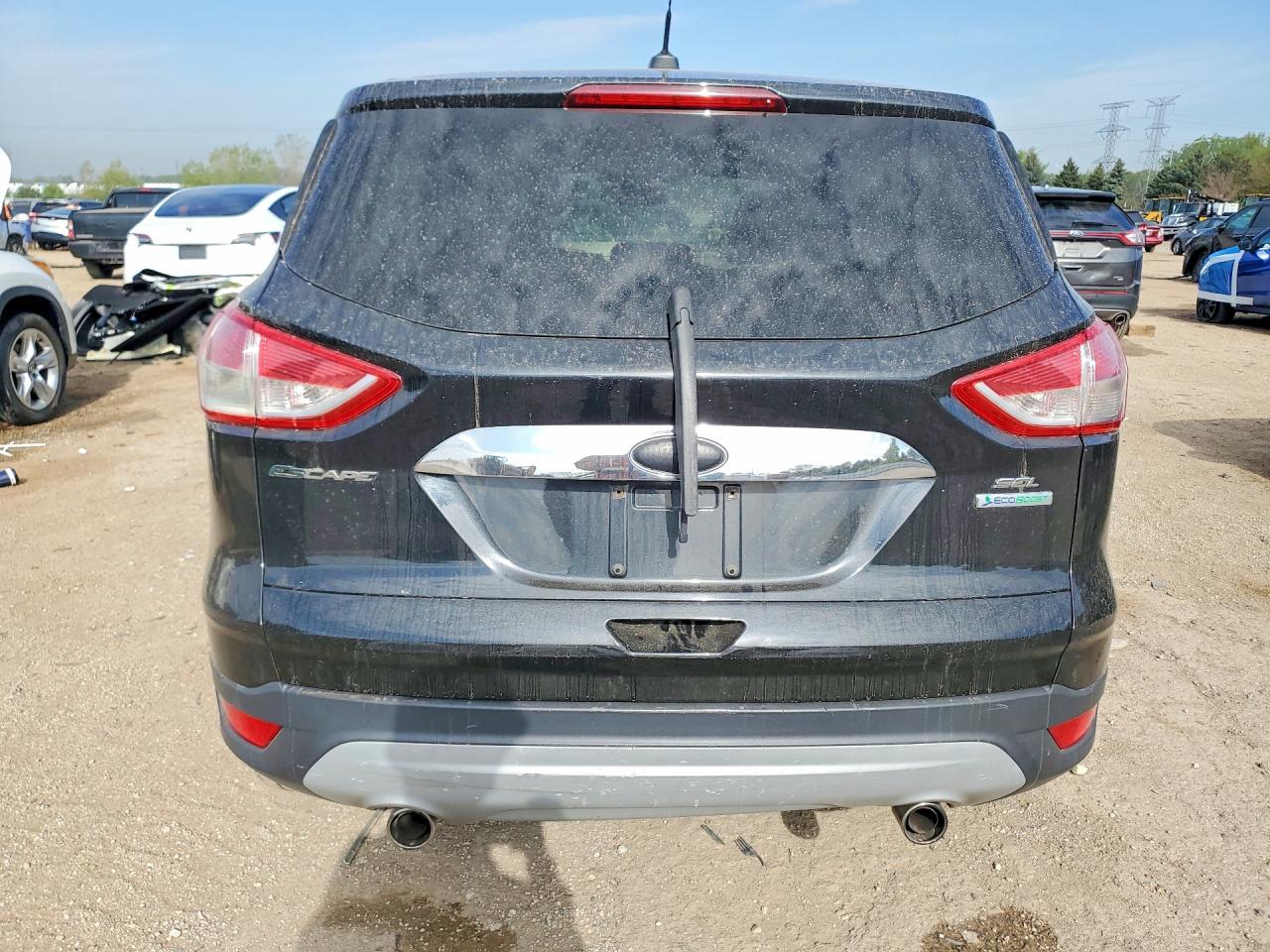 2013 Ford Escape Sel Black vin: 1FMCU0H91DUD03108