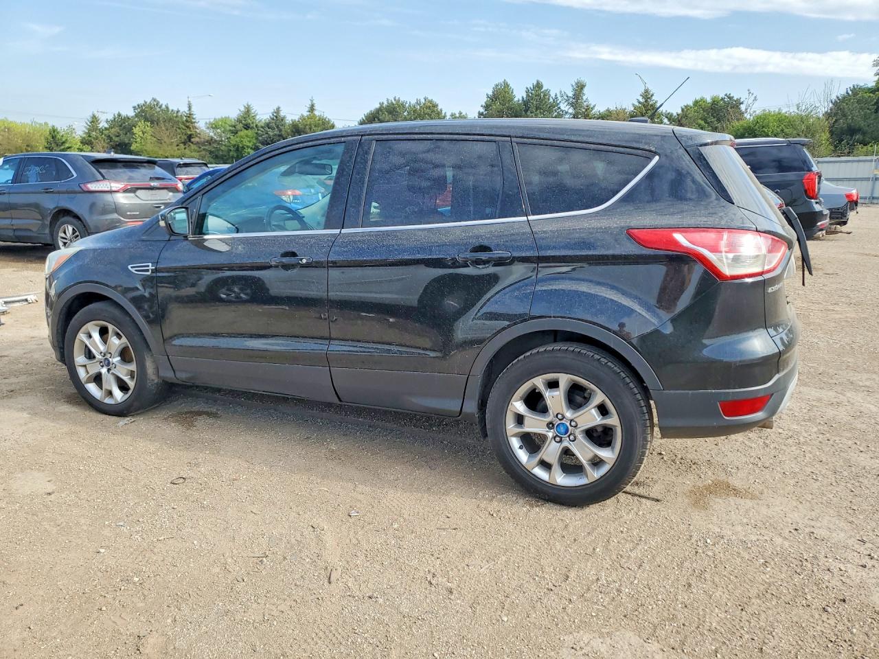2013 Ford Escape Sel Black vin: 1FMCU0H91DUD03108