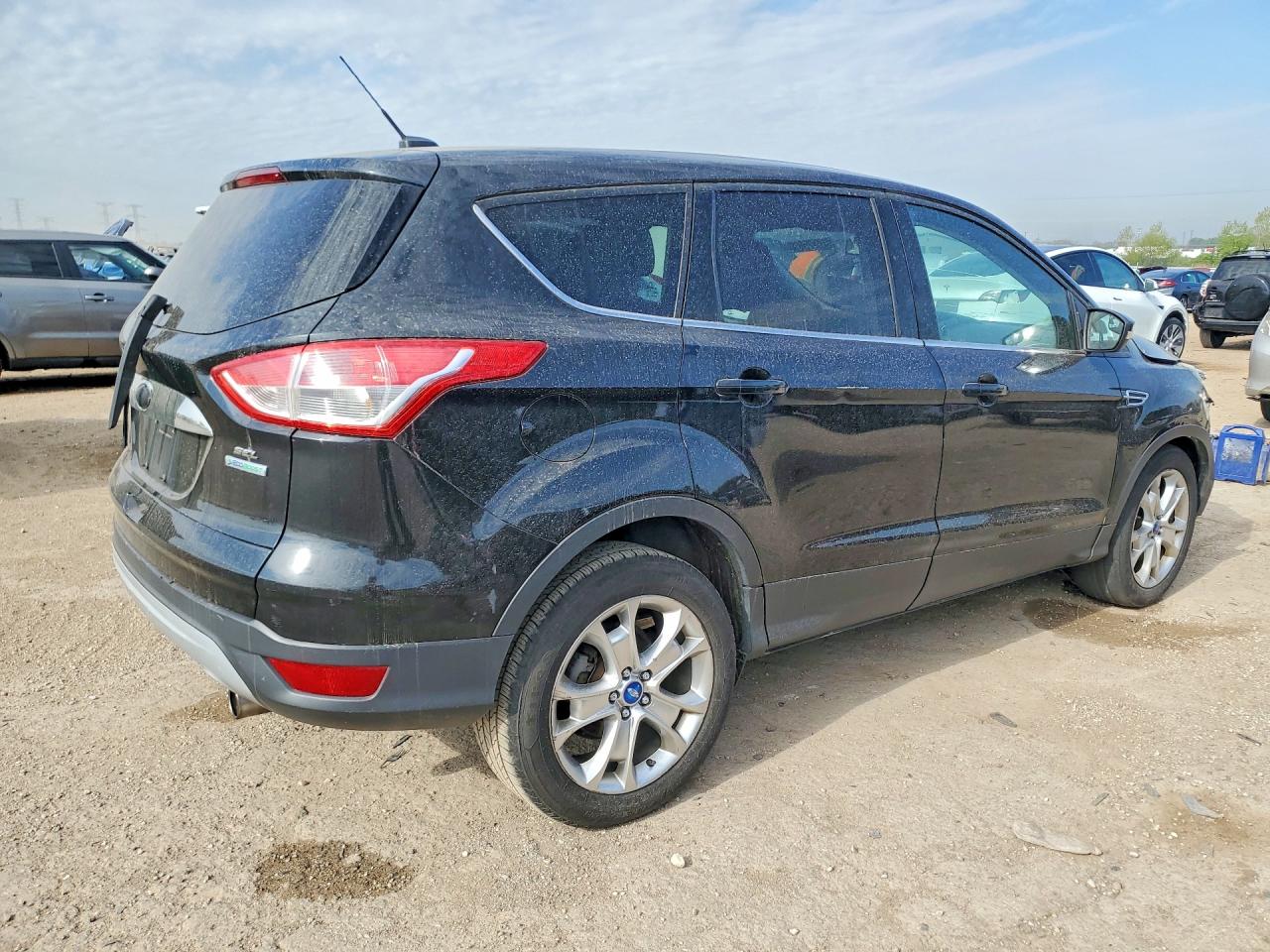 2013 Ford Escape Sel Black vin: 1FMCU0H91DUD03108