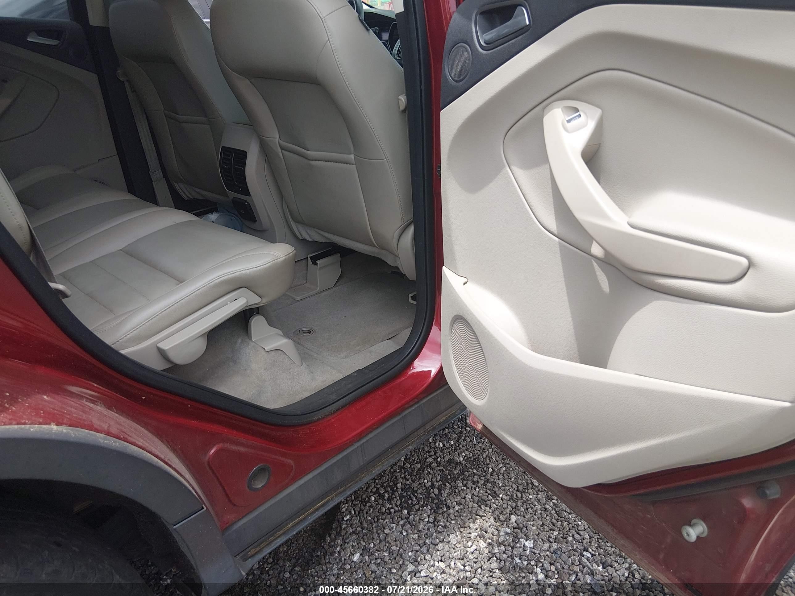 2013 Ford Escape Sel Red vin: 1FMCU0H91DUD75619