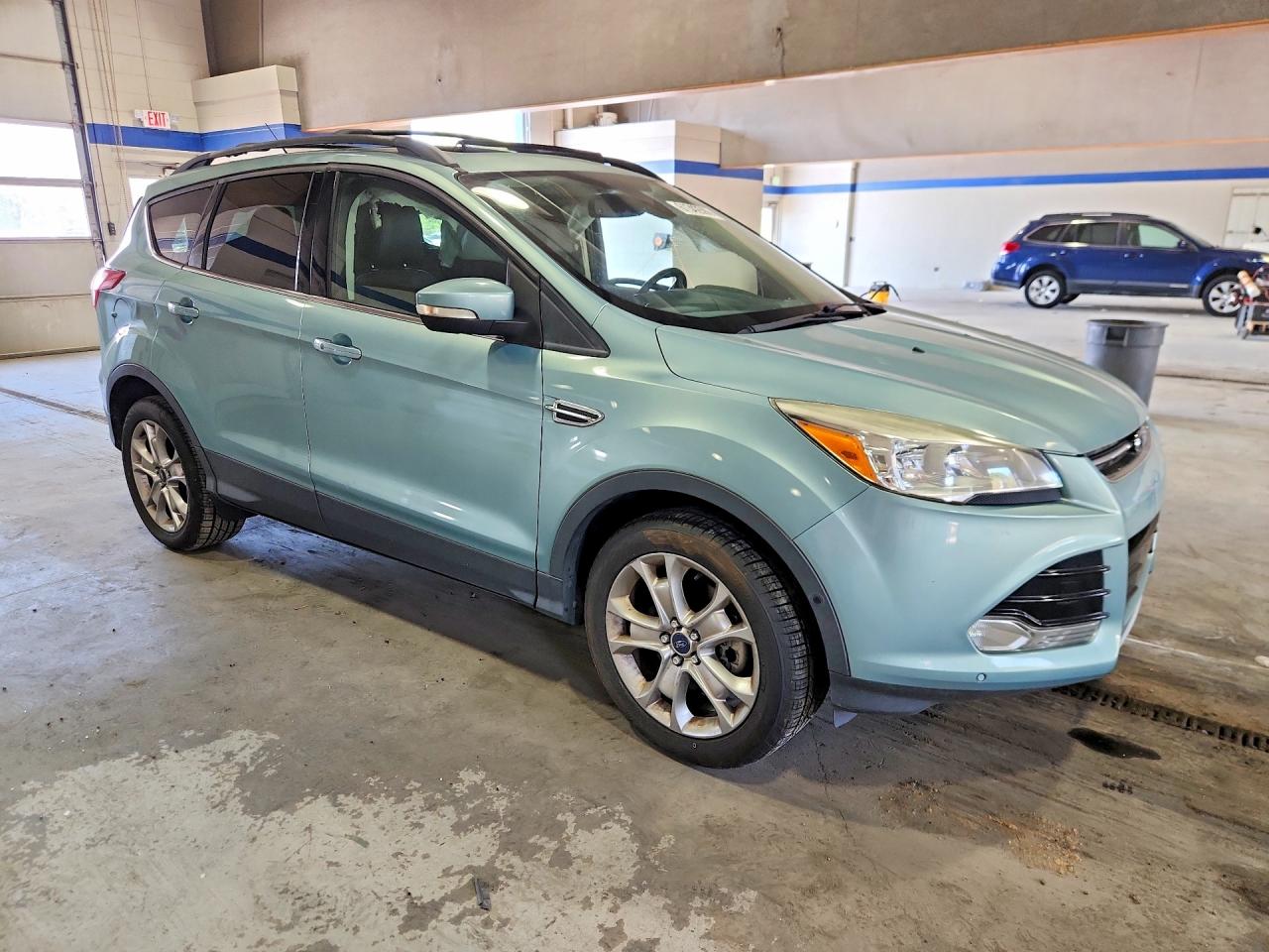 2013 Ford Escape Sel Turquoise vin: 1FMCU0H92DUA28476