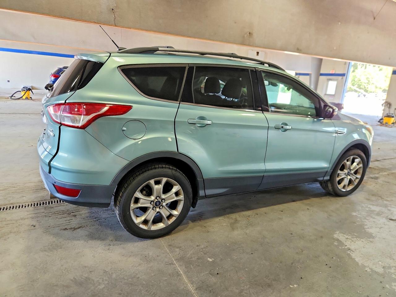 2013 Ford Escape Sel Turquoise vin: 1FMCU0H92DUA28476