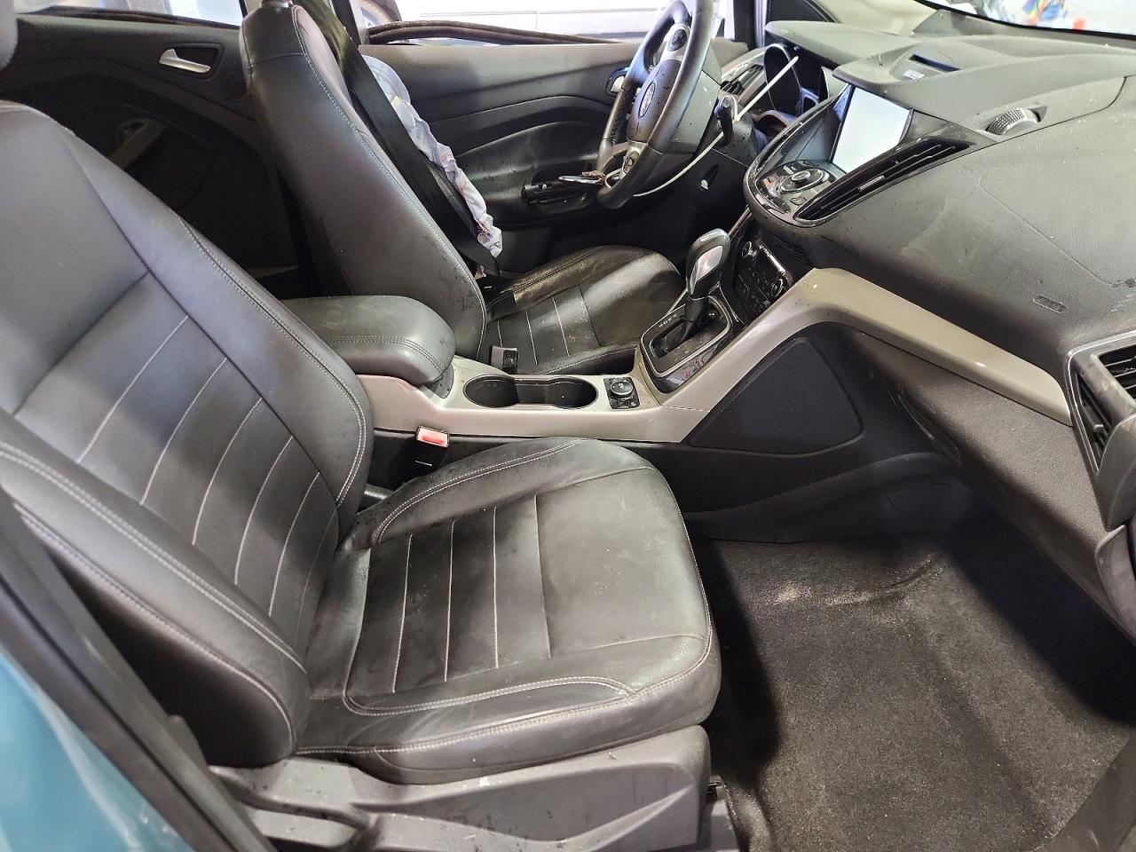 2013 Ford Escape Sel Turquoise vin: 1FMCU0H92DUA28476