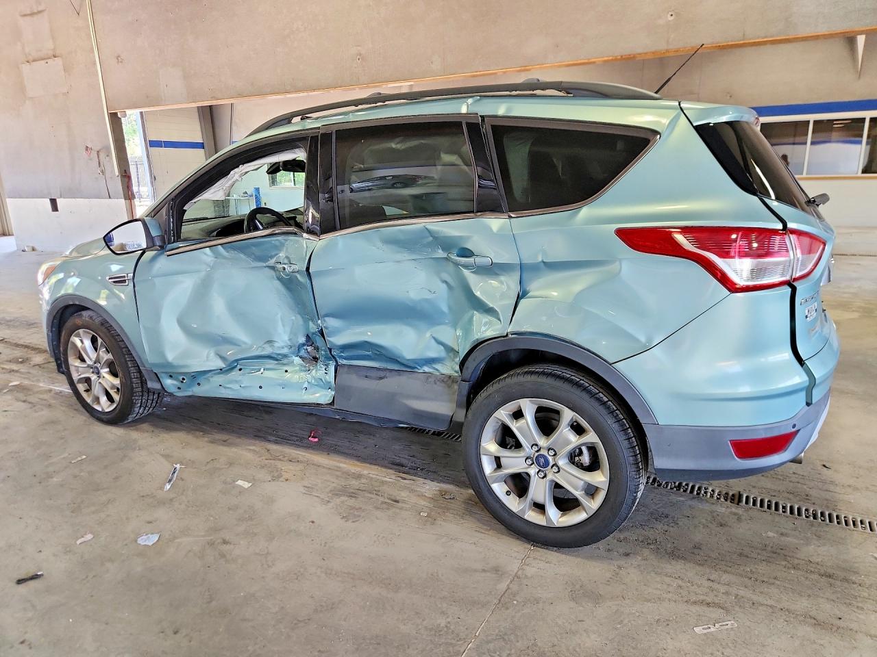 2013 Ford Escape Sel Turquoise vin: 1FMCU0H92DUA28476