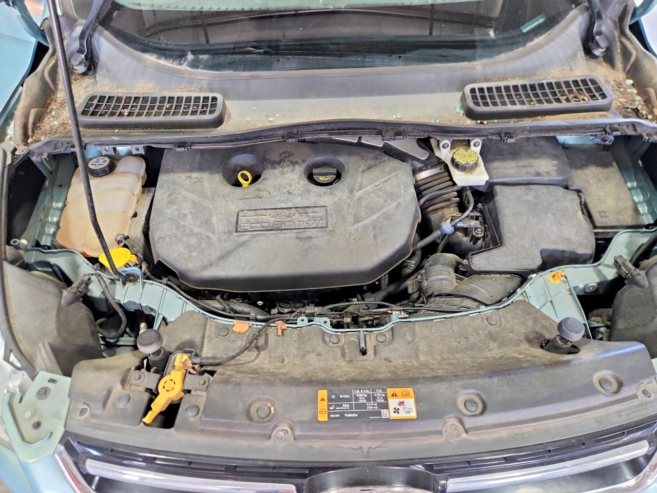 2013 Ford Escape Sel Turquoise vin: 1FMCU0H92DUA28476