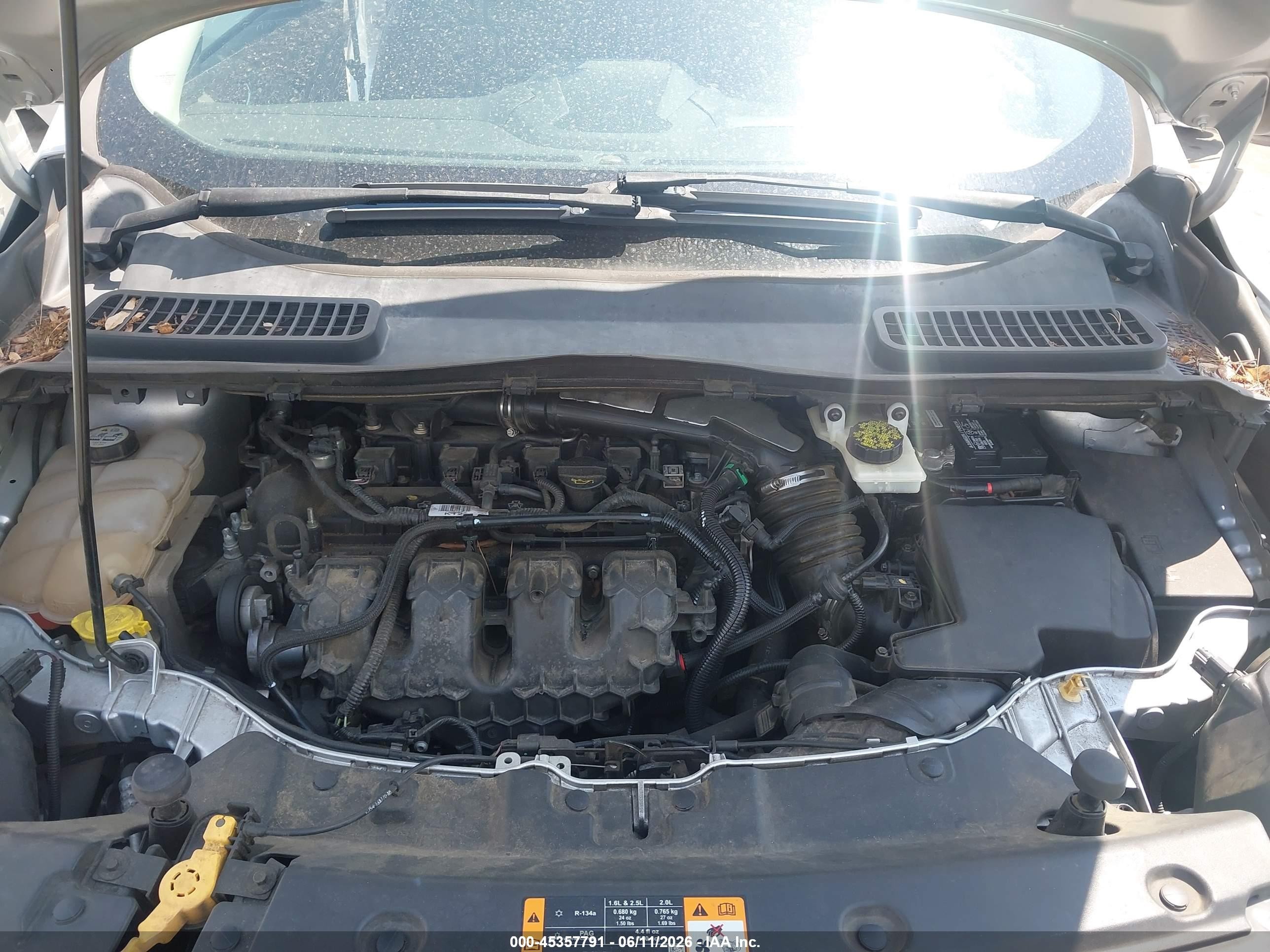 2013 Ford Escape Sel Gray vin: 1FMCU0H92DUA42233