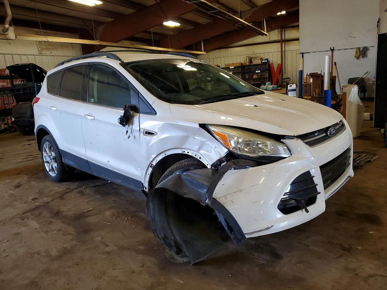 2013 Ford Escape Sel White vin: 1FMCU0H92DUB74151