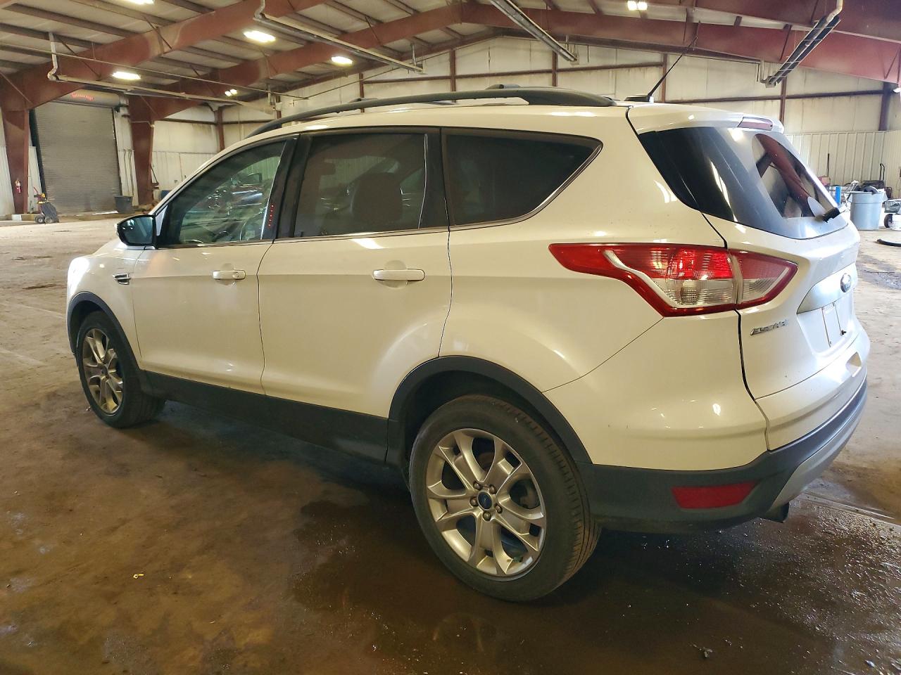 2013 Ford Escape Sel White vin: 1FMCU0H92DUB74151