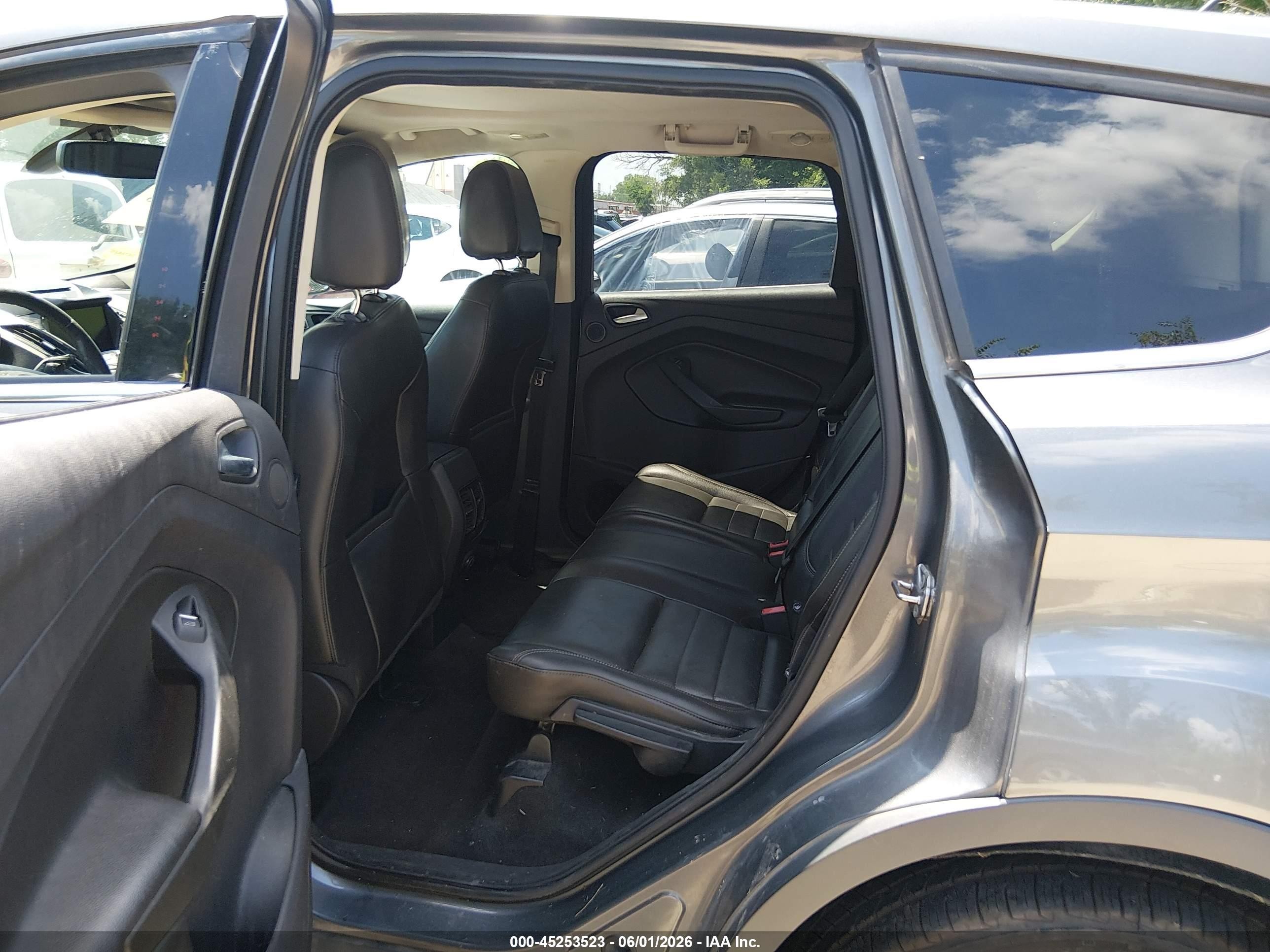 2013 Ford Escape Sel Gray vin: 1FMCU0H92DUC47390