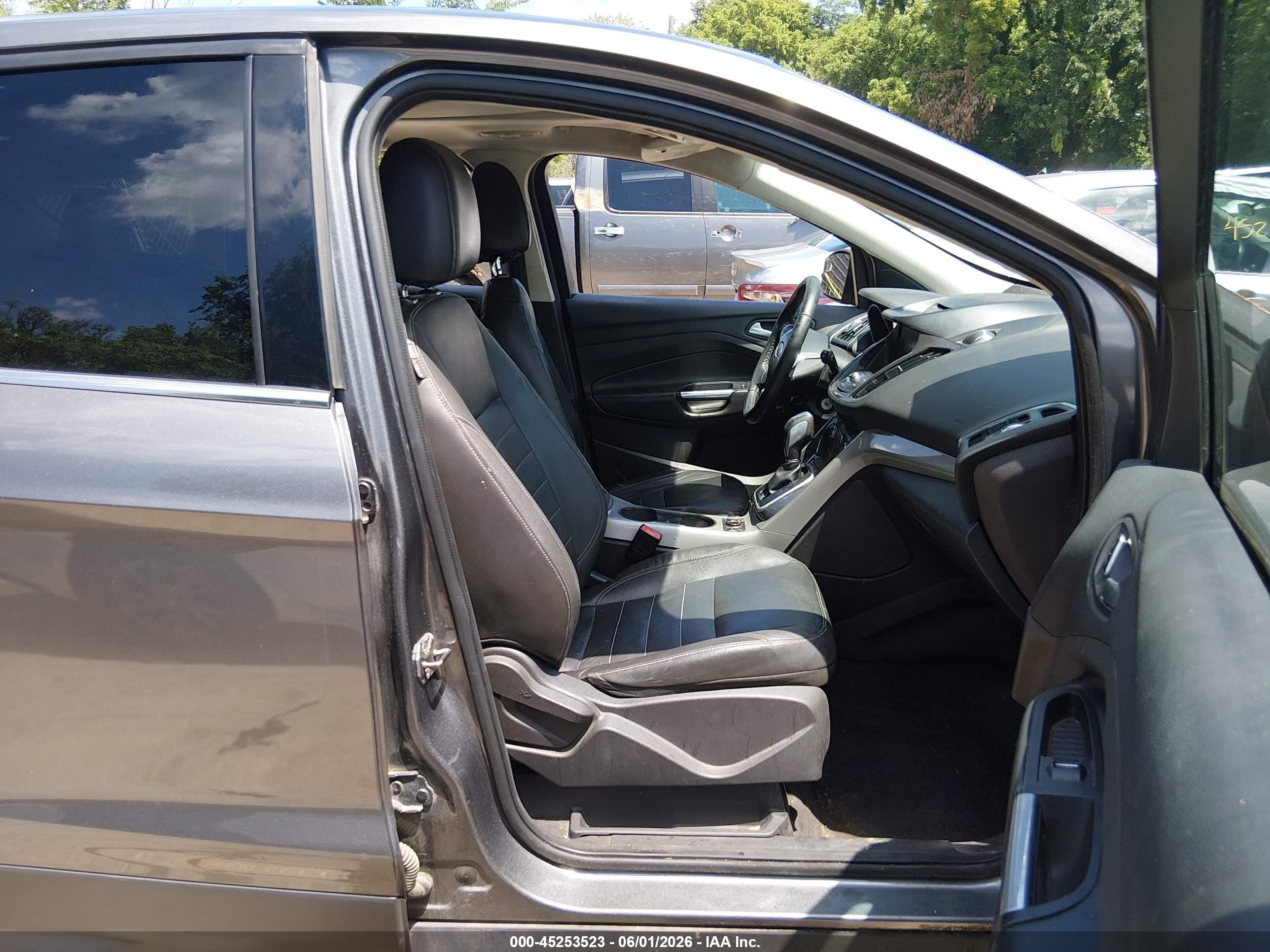 2013 Ford Escape Sel Gray vin: 1FMCU0H92DUC47390