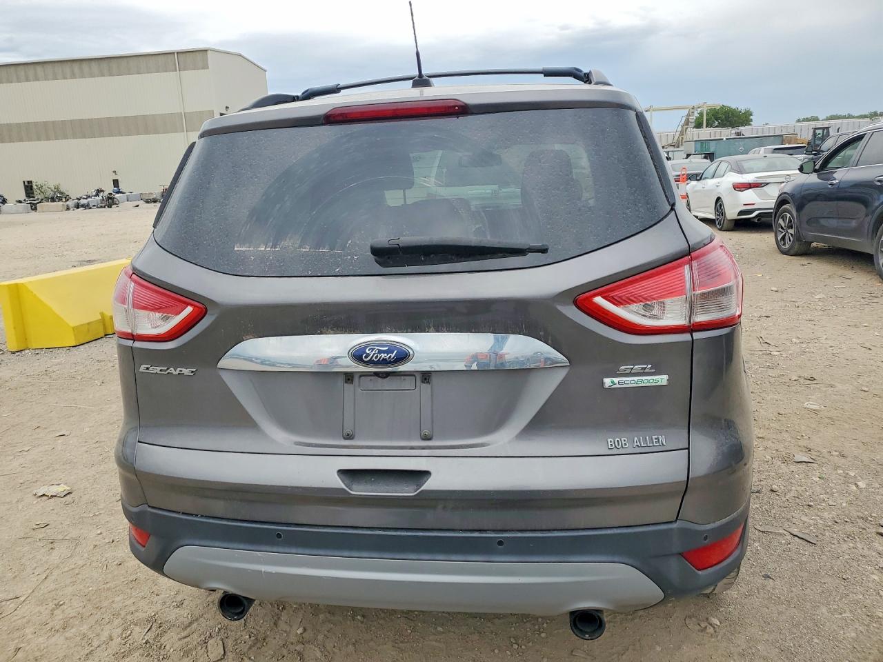 2013 Ford Escape Sel Gray vin: 1FMCU0H92DUC78185