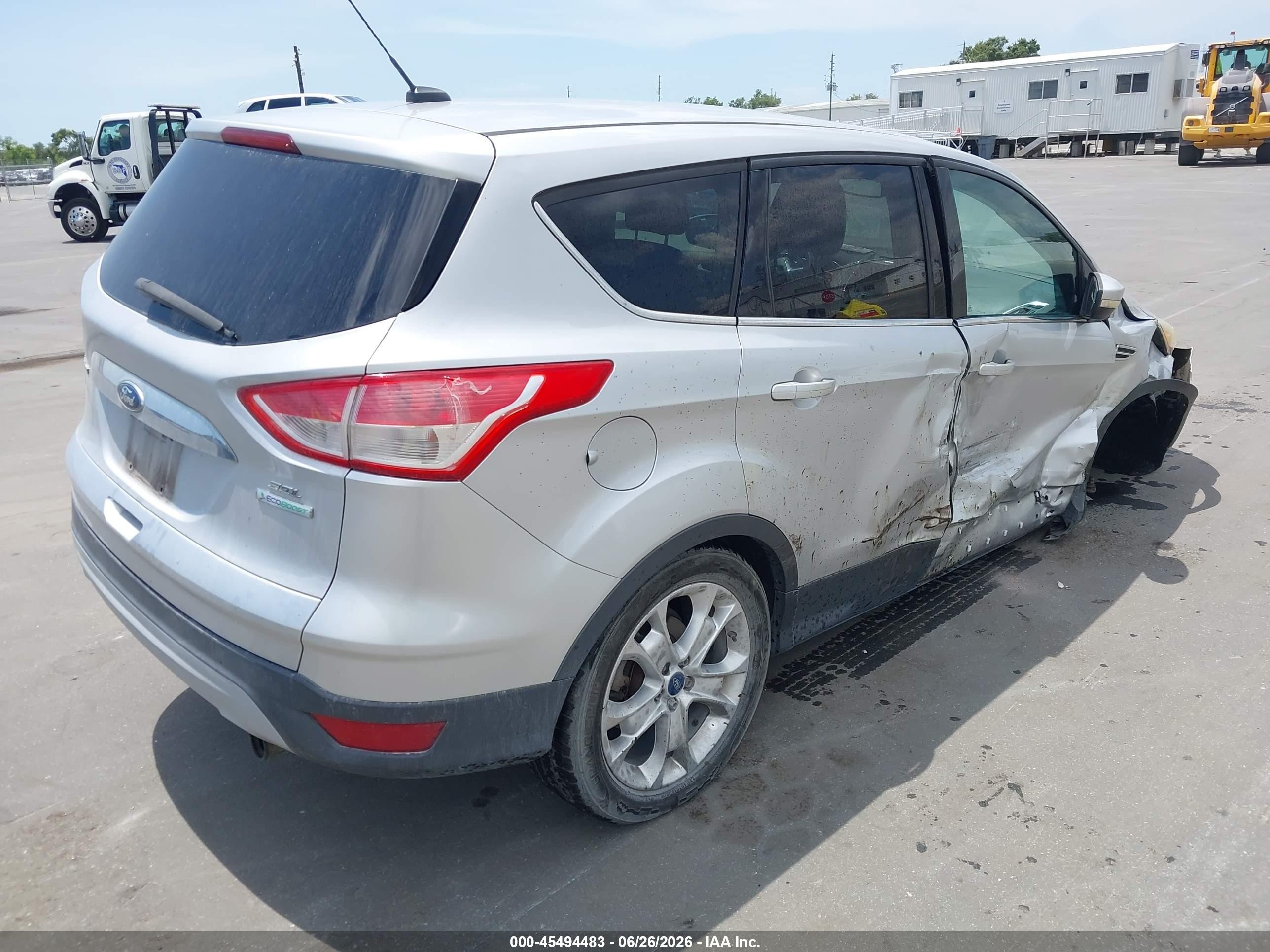 2013 Ford Escape Sel Silver vin: 1FMCU0H92DUC79904