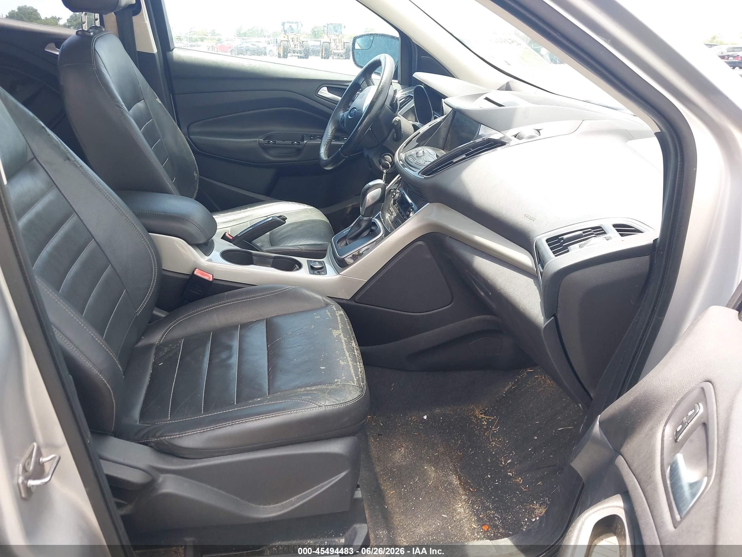 2013 Ford Escape Sel Silver vin: 1FMCU0H92DUC79904