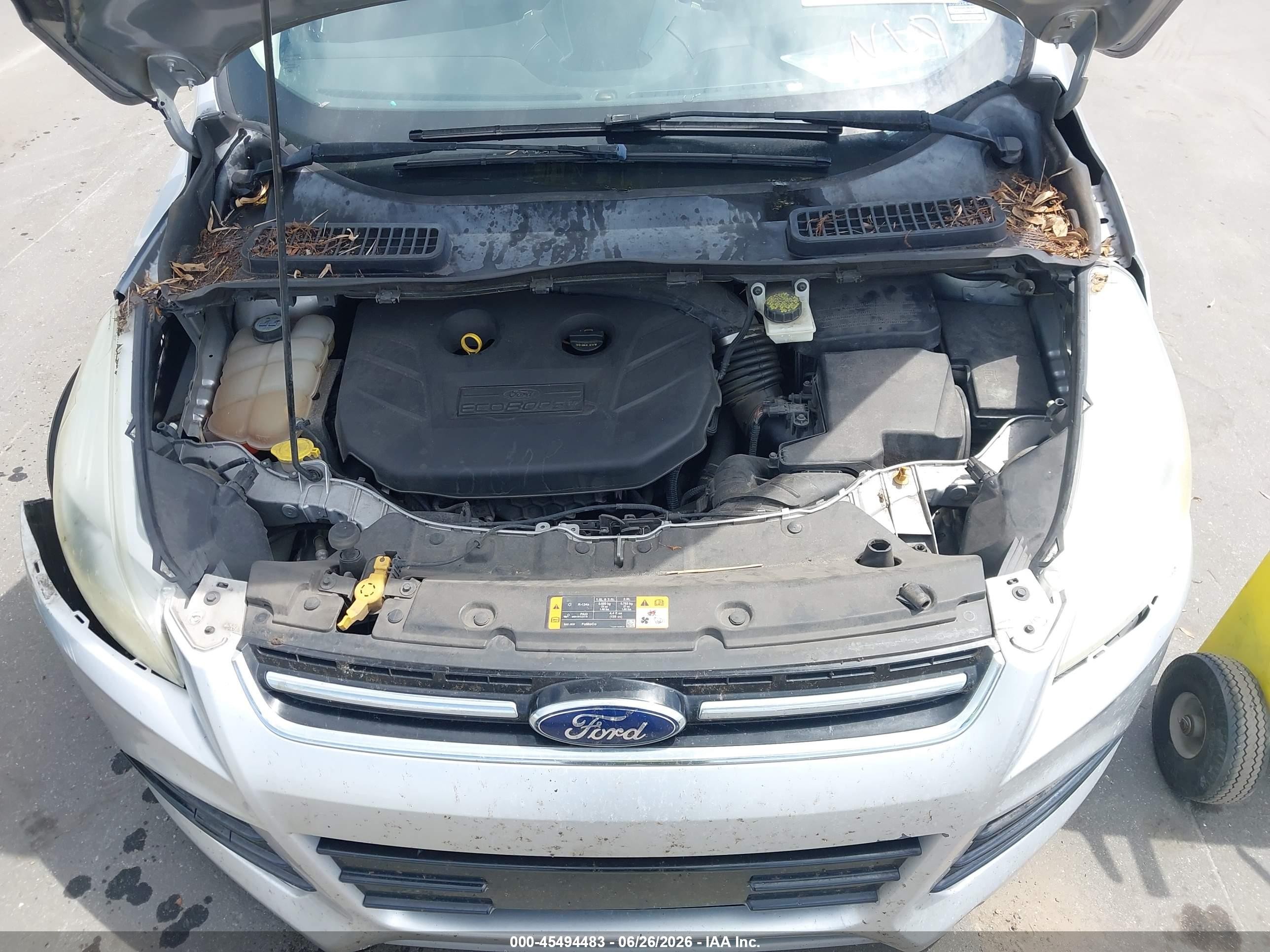 2013 Ford Escape Sel Silver vin: 1FMCU0H92DUC79904