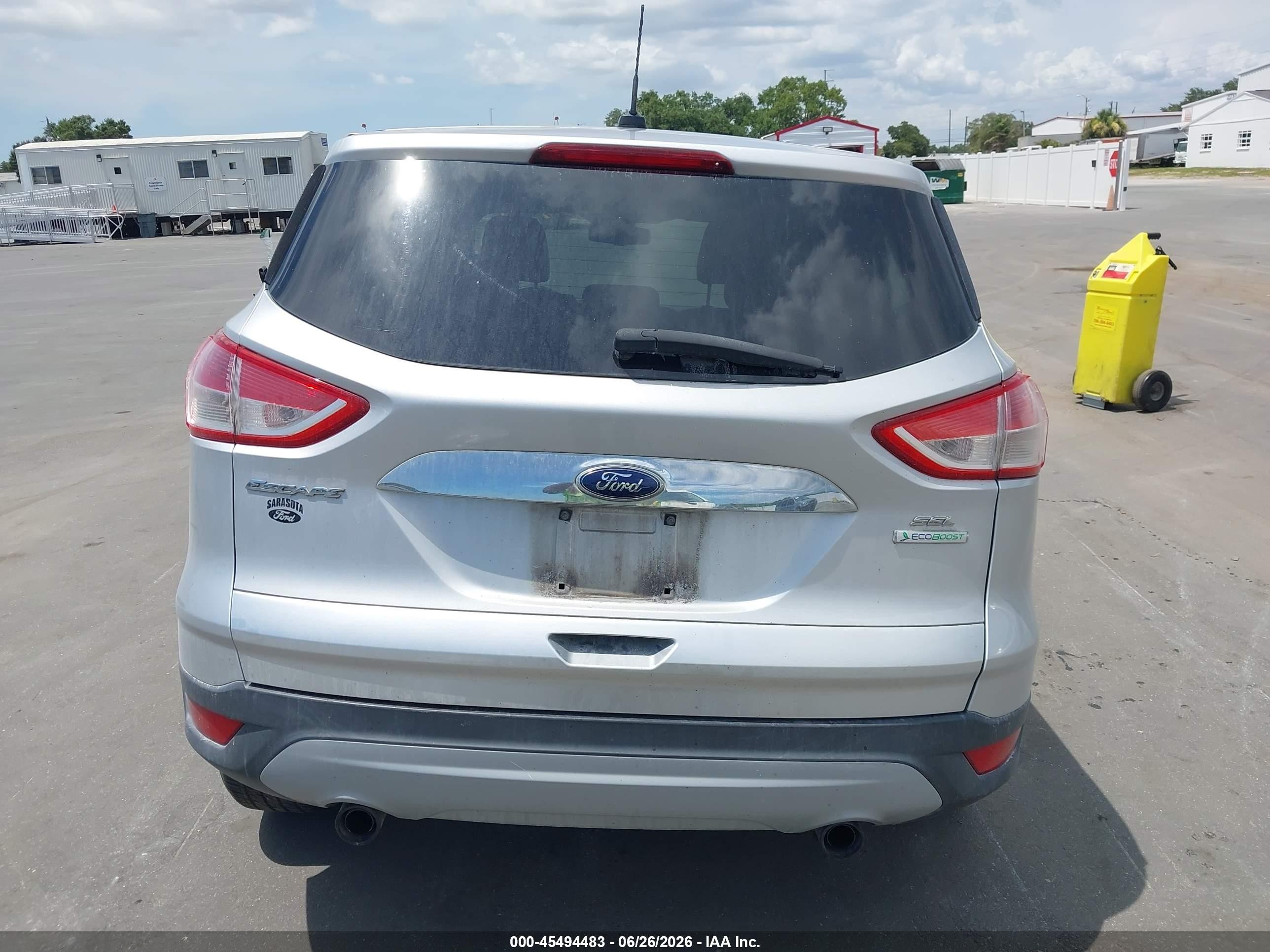 2013 Ford Escape Sel Silver vin: 1FMCU0H92DUC79904