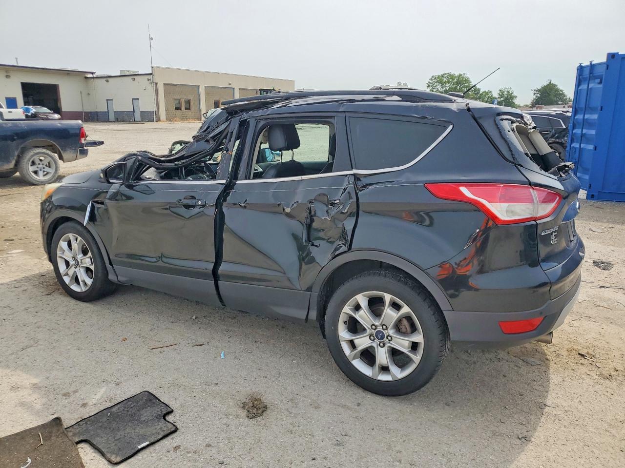 2013 Ford Escape Sel Black vin: 1FMCU0H92DUD36070
