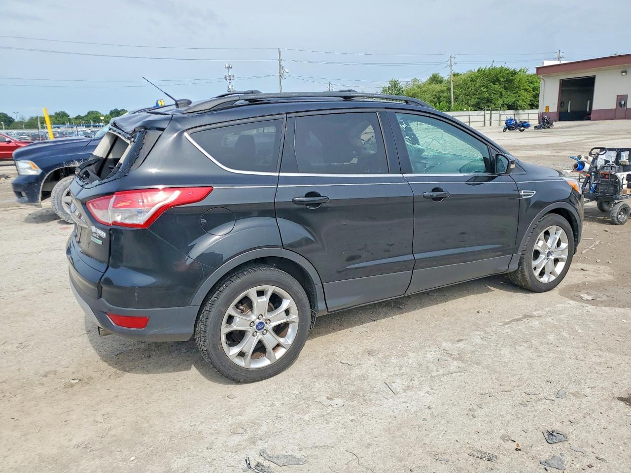 2013 Ford Escape Sel Black vin: 1FMCU0H92DUD36070