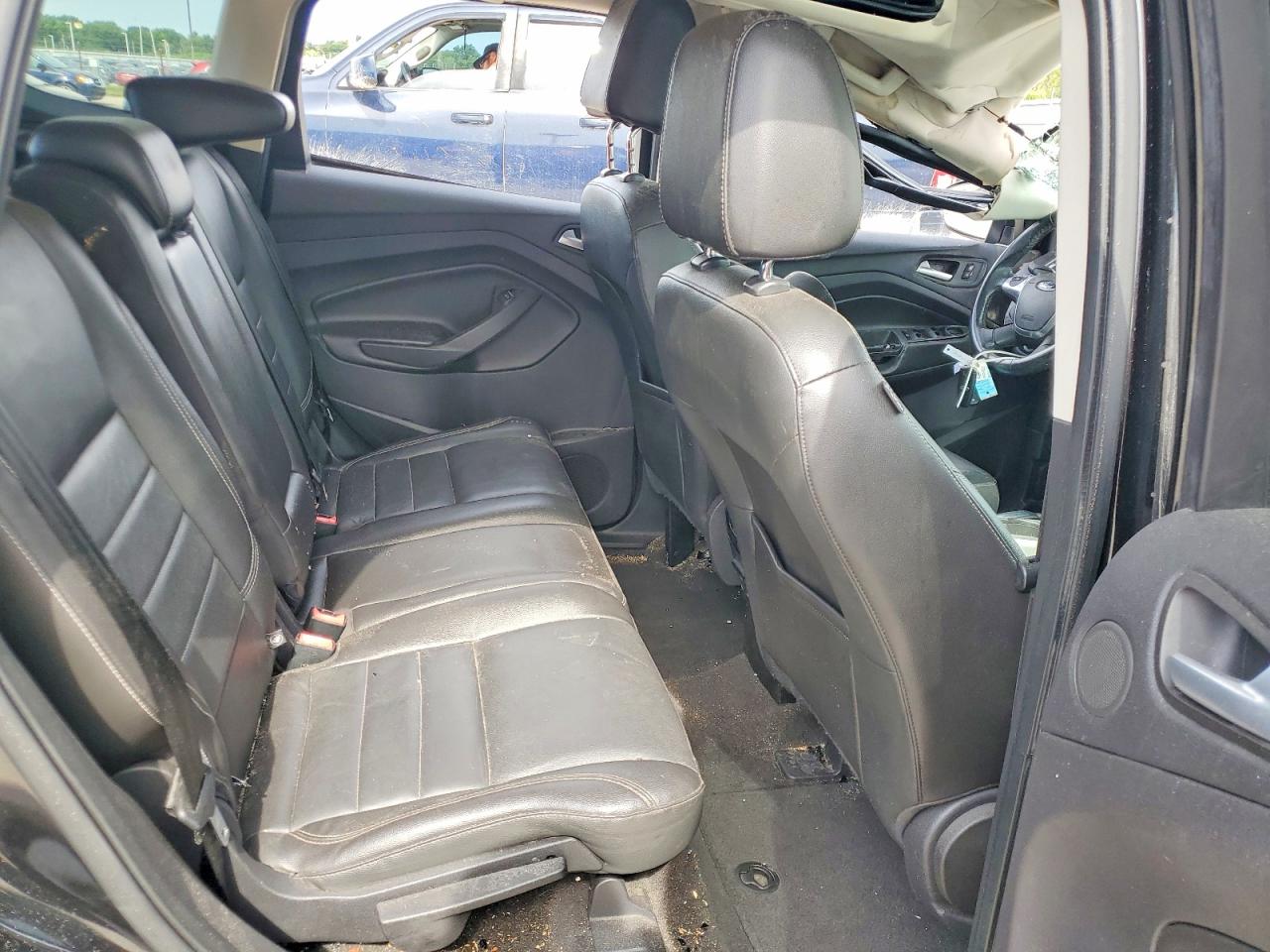 2013 Ford Escape Sel Black vin: 1FMCU0H92DUD36070