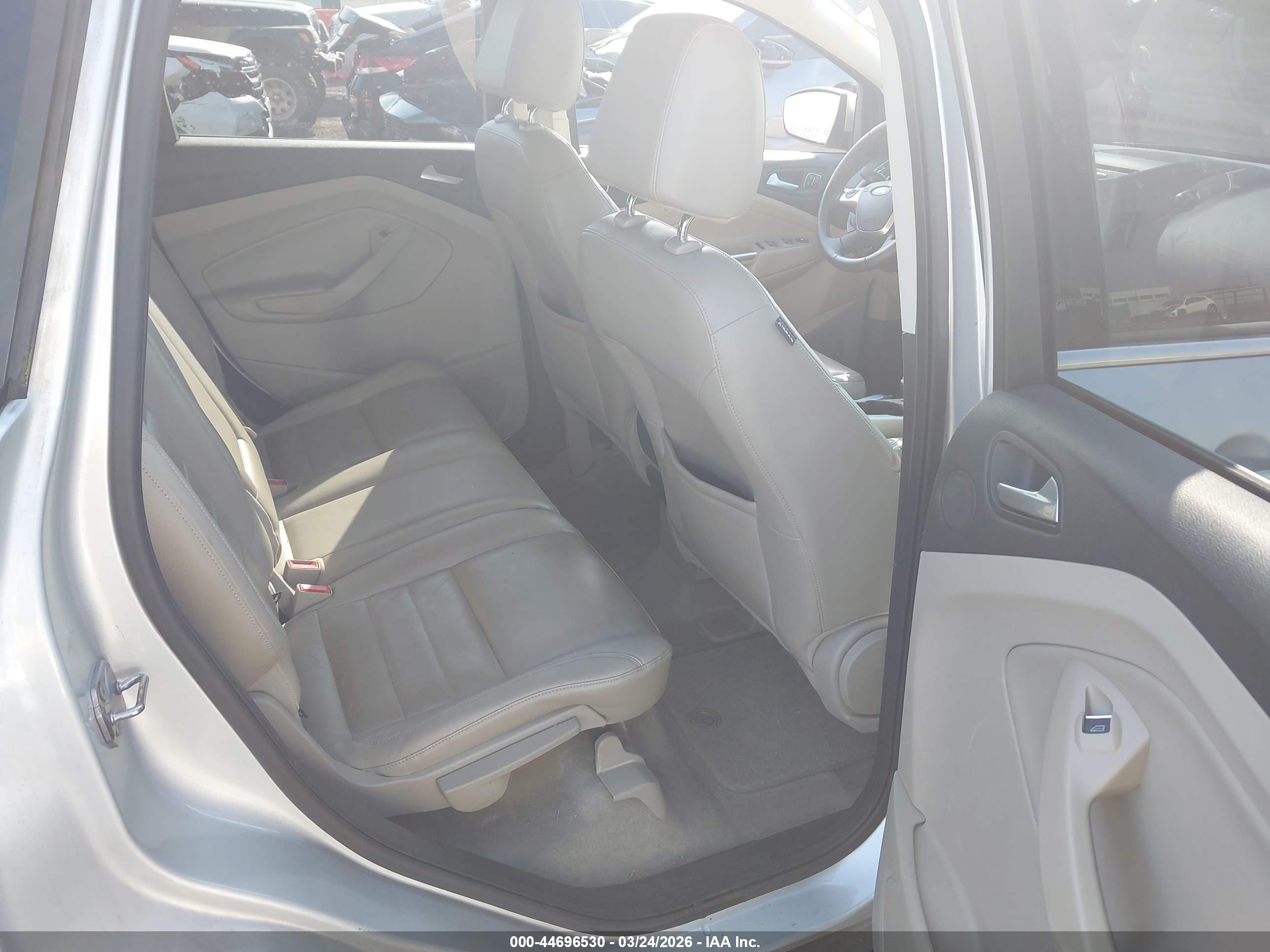 2013 Ford Escape Sel Silver vin: 1FMCU0H93DUA29071