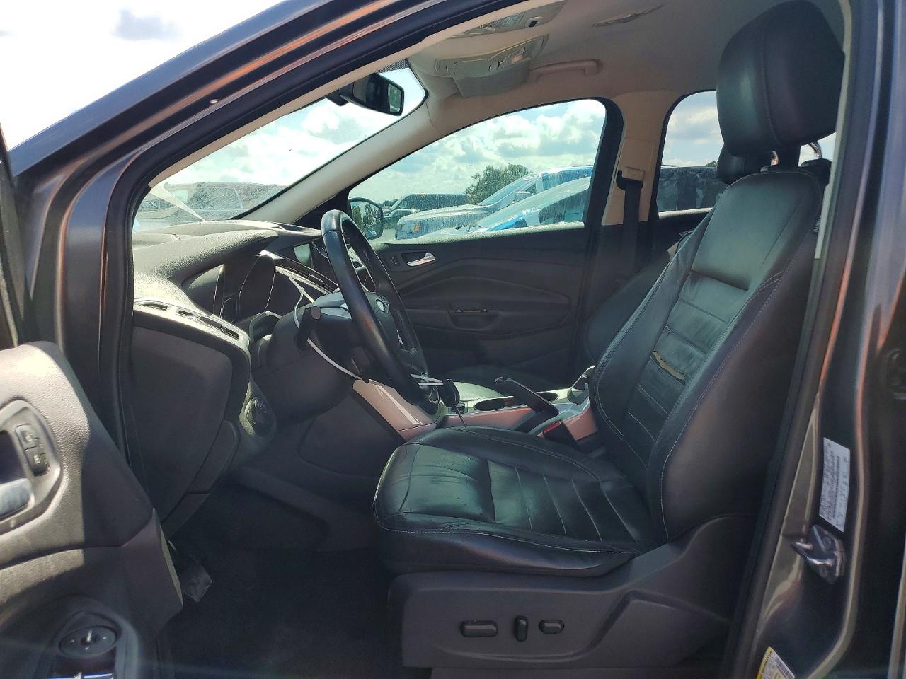 2013 Ford Escape Sel Gray vin: 1FMCU0H93DUA53709