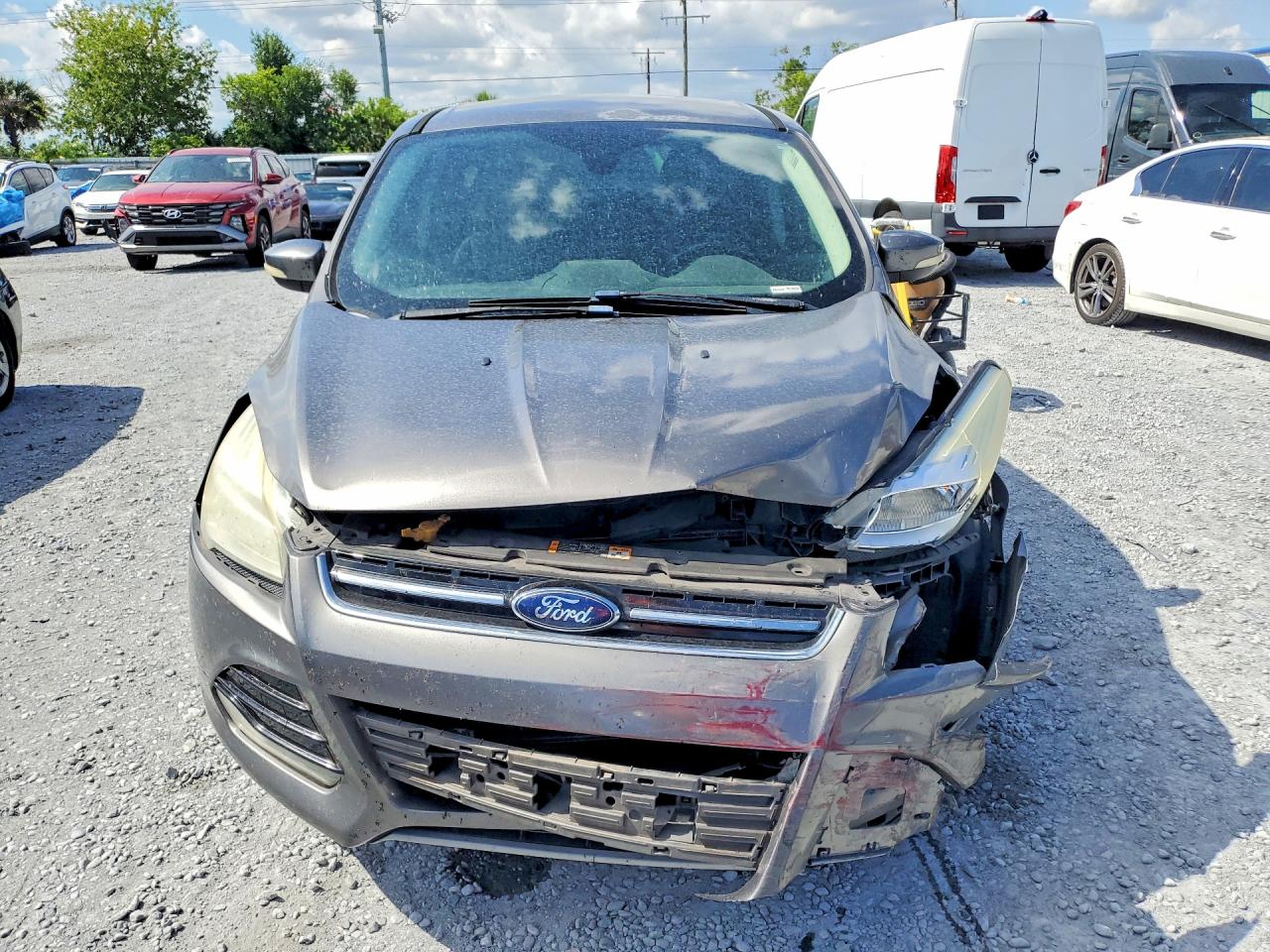 2013 Ford Escape Sel Gray vin: 1FMCU0H93DUA53709