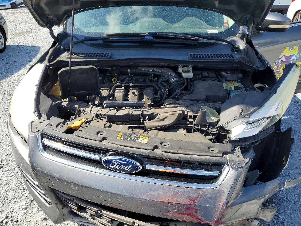 2013 Ford Escape Sel Gray vin: 1FMCU0H93DUA53709