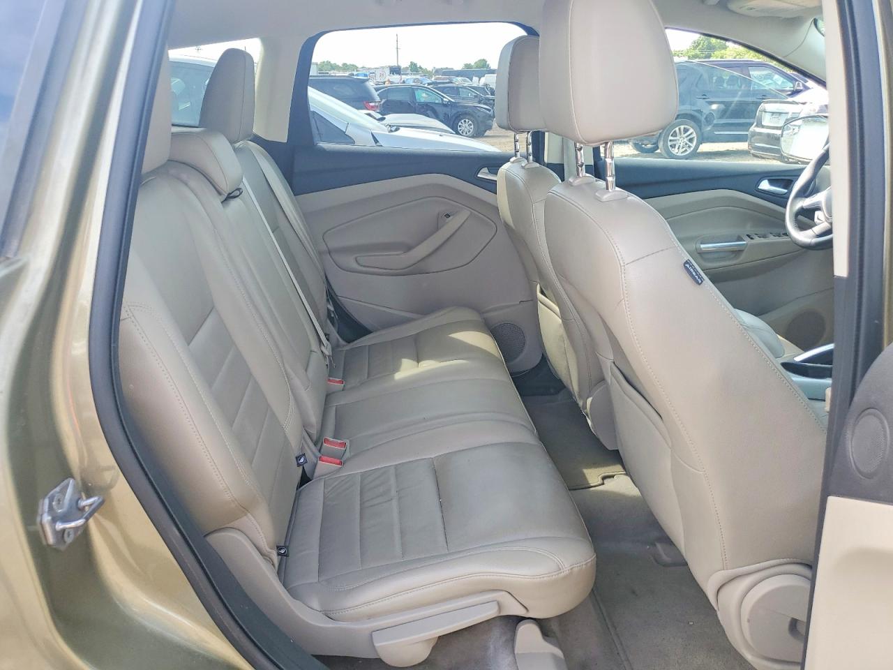 2013 Ford Escape Sel Green vin: 1FMCU0H93DUB38422