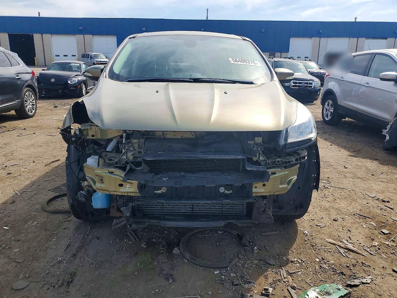 2013 Ford Escape Sel Green vin: 1FMCU0H93DUB38422