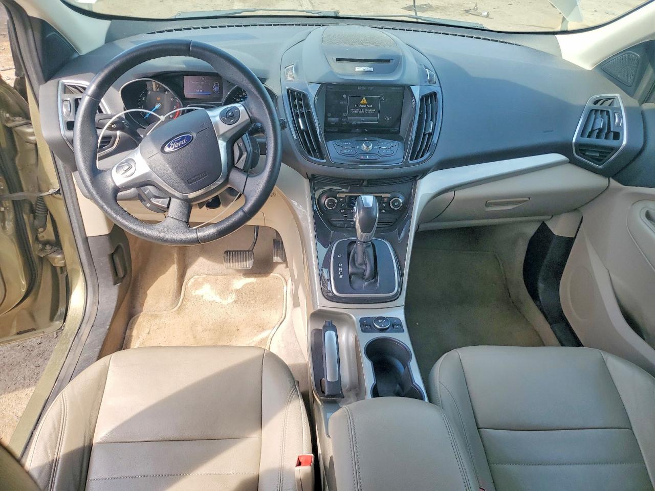 2013 Ford Escape Sel Green vin: 1FMCU0H93DUB38422