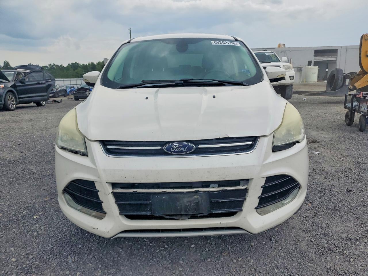 2013 Ford Escape Sel White vin: 1FMCU0H93DUB91315