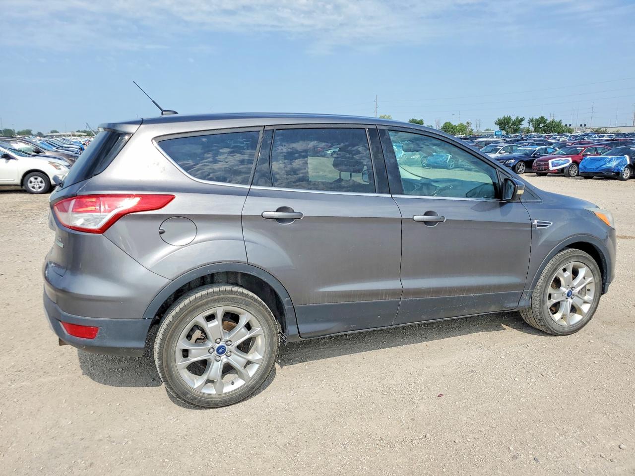 2013 Ford Escape Sel Gray vin: 1FMCU0H93DUC72170