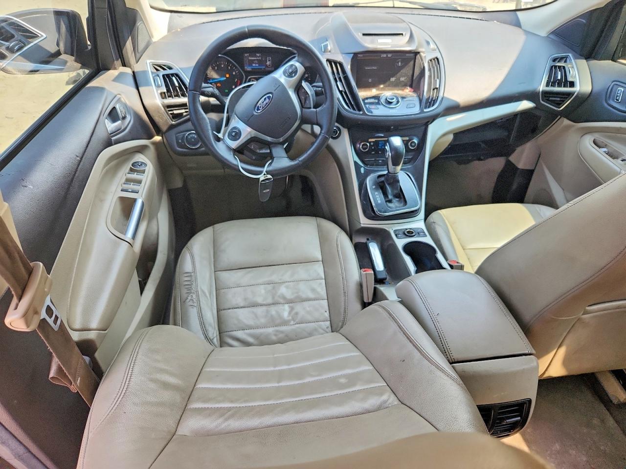 2013 Ford Escape Sel Green vin: 1FMCU0H93DUD31895