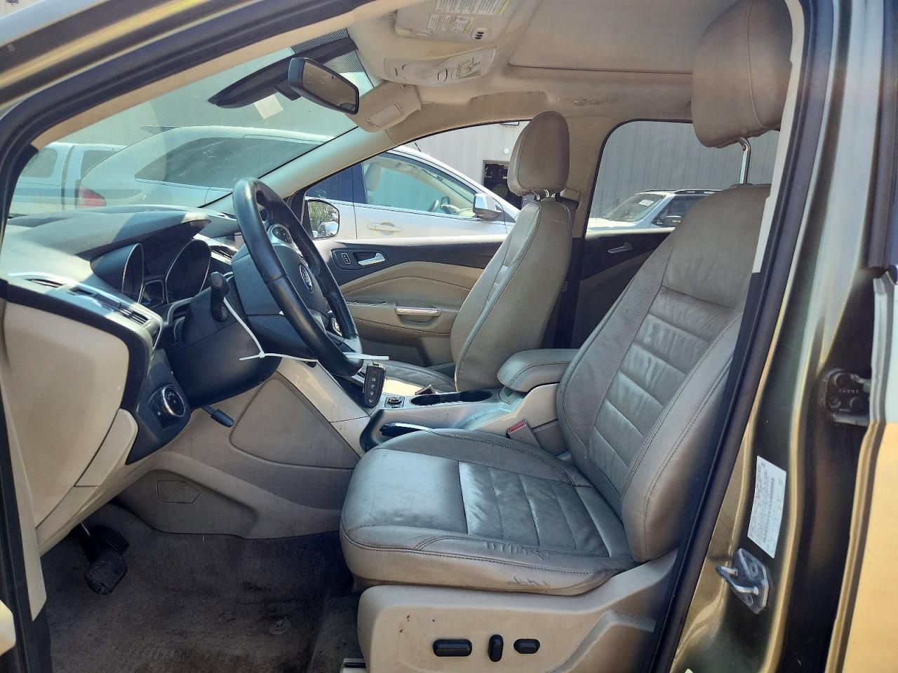 2013 Ford Escape Sel Green vin: 1FMCU0H93DUD31895