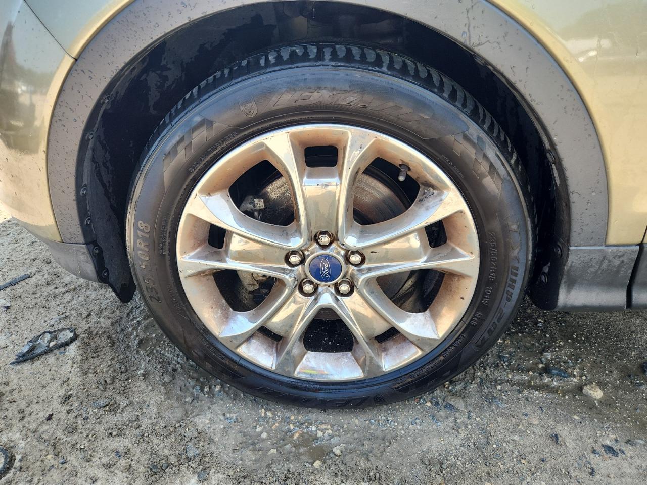 2013 Ford Escape Sel Green vin: 1FMCU0H93DUD31895 Damage: Left Front Wheel, Curb Rash, 1 To 2 Inches