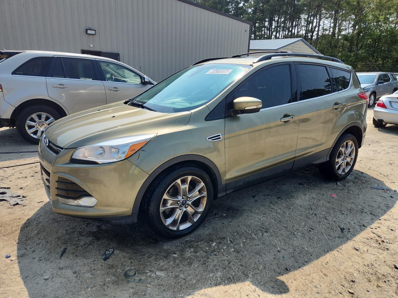 2013 Ford Escape Sel Green vin: 1FMCU0H93DUD31895 Damage: Front Bumper/Cover, Chipped, 10 Or More