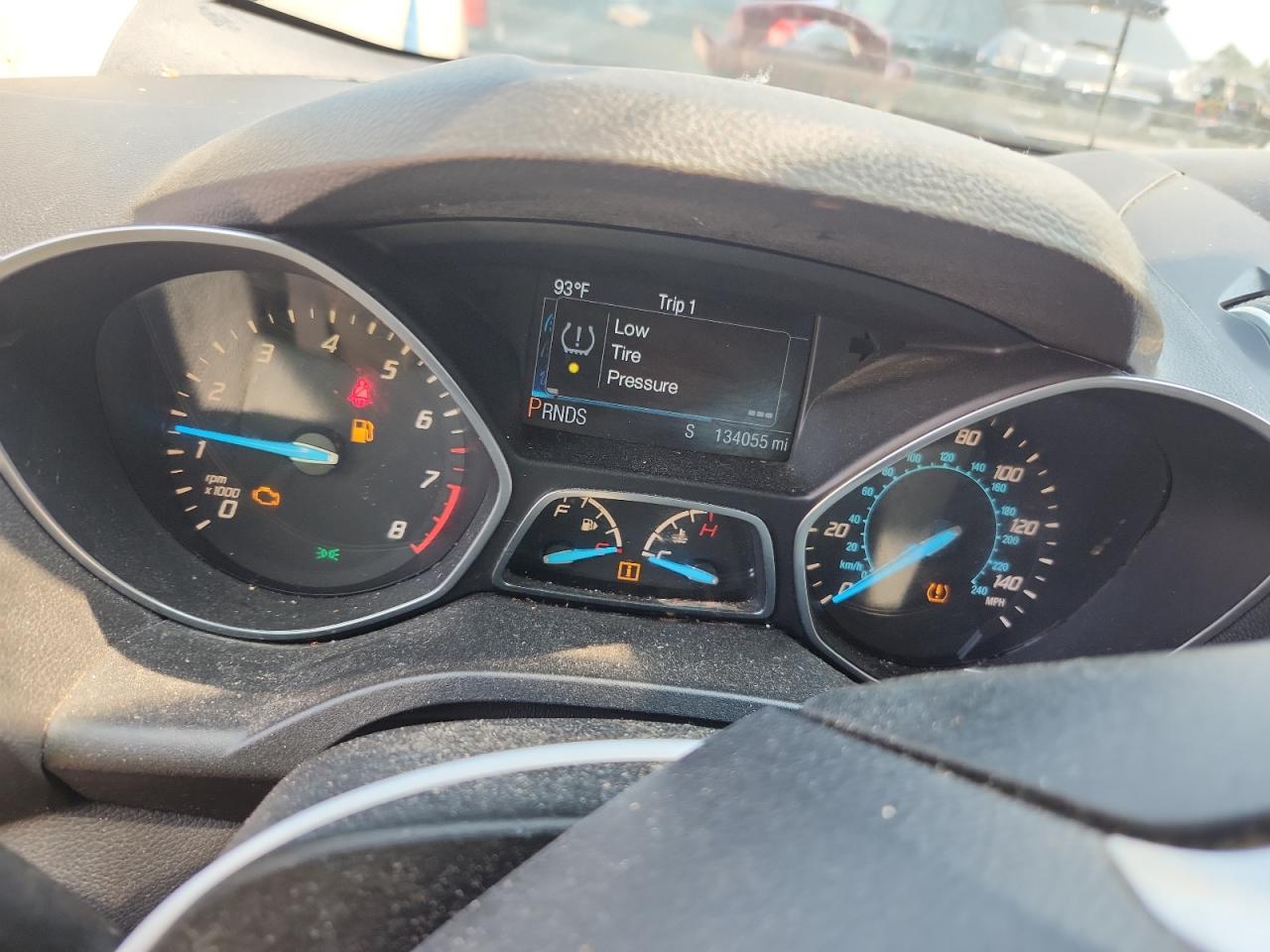 2013 Ford Escape Sel Green vin: 1FMCU0H93DUD31895 Damage: Warning Light - Engine, On, Unacceptable